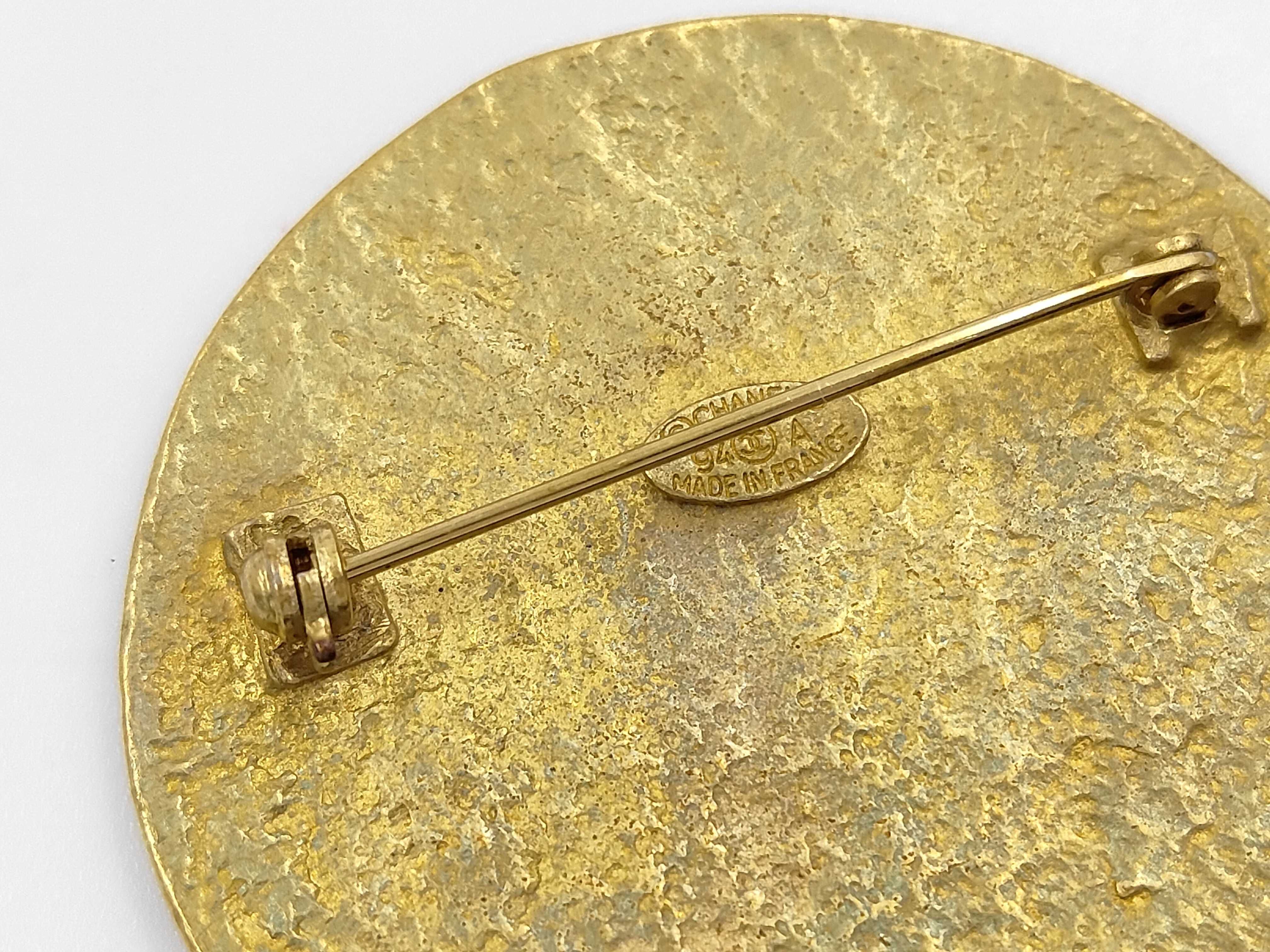 Coco Mark Brooch, with markings, 94A, box included. — view 3