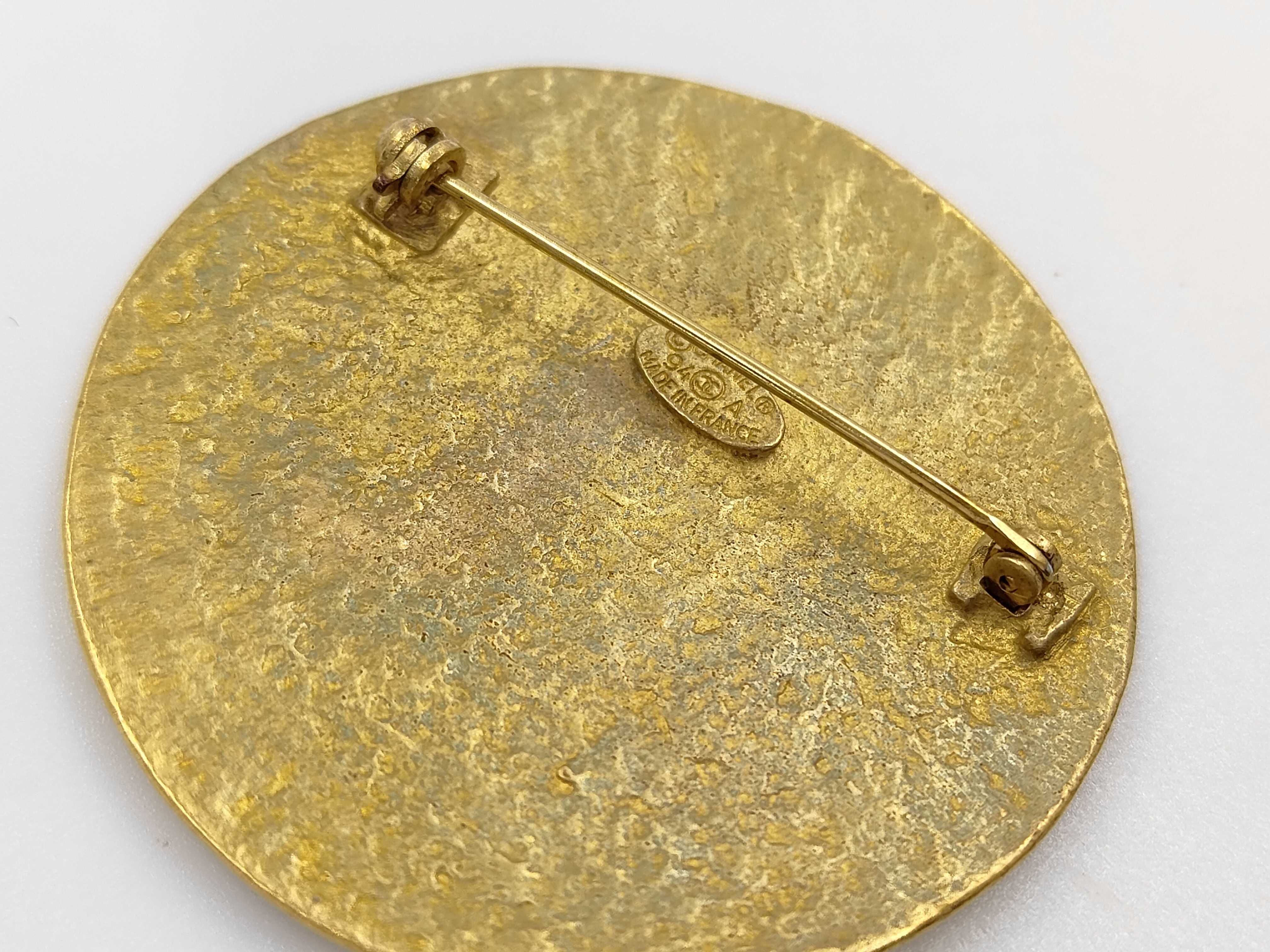 Coco Mark Brooch, with markings, 94A, box included. — view 4