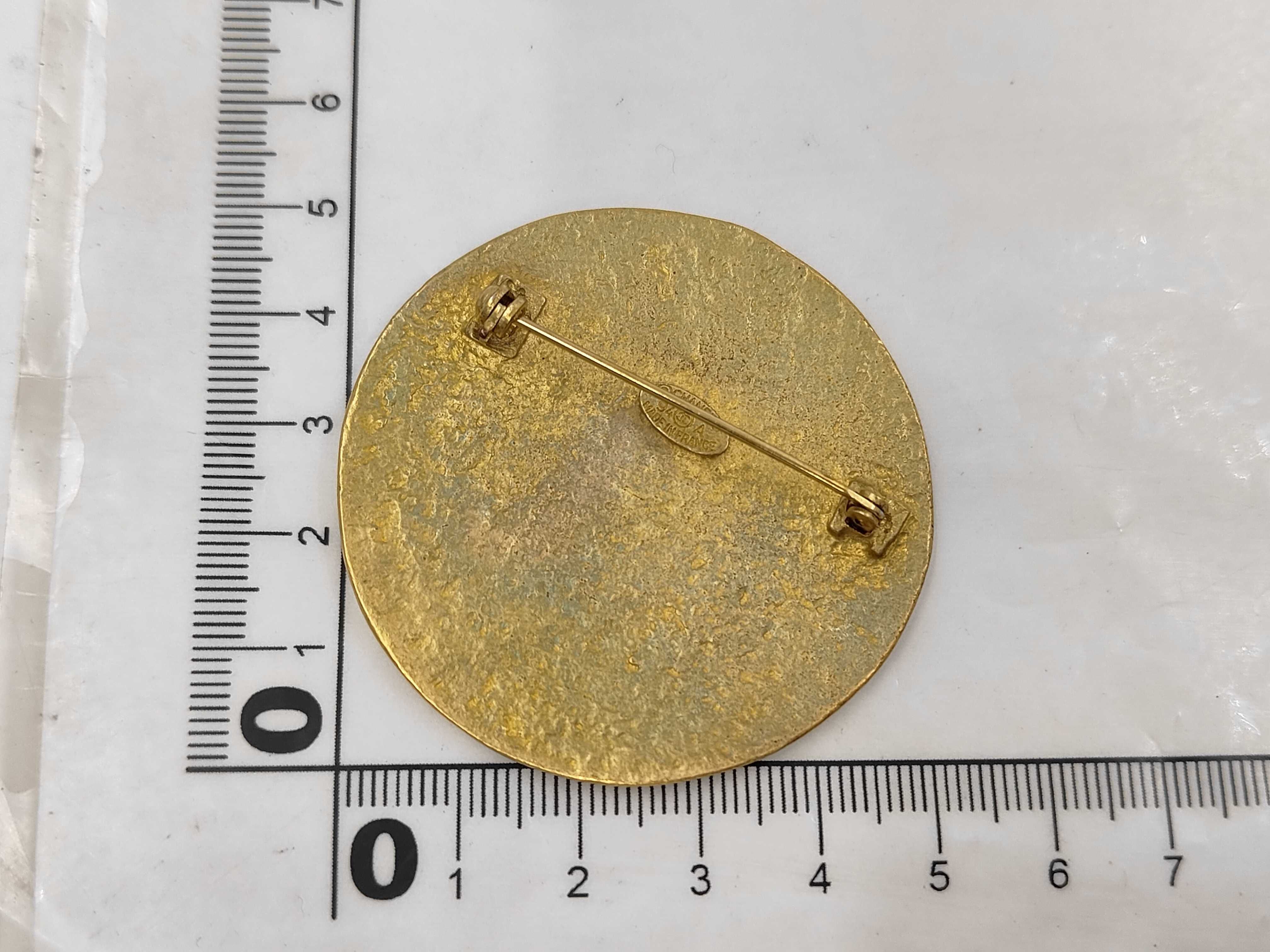 Coco Mark Brooch, with markings, 94A, box included. — view 5