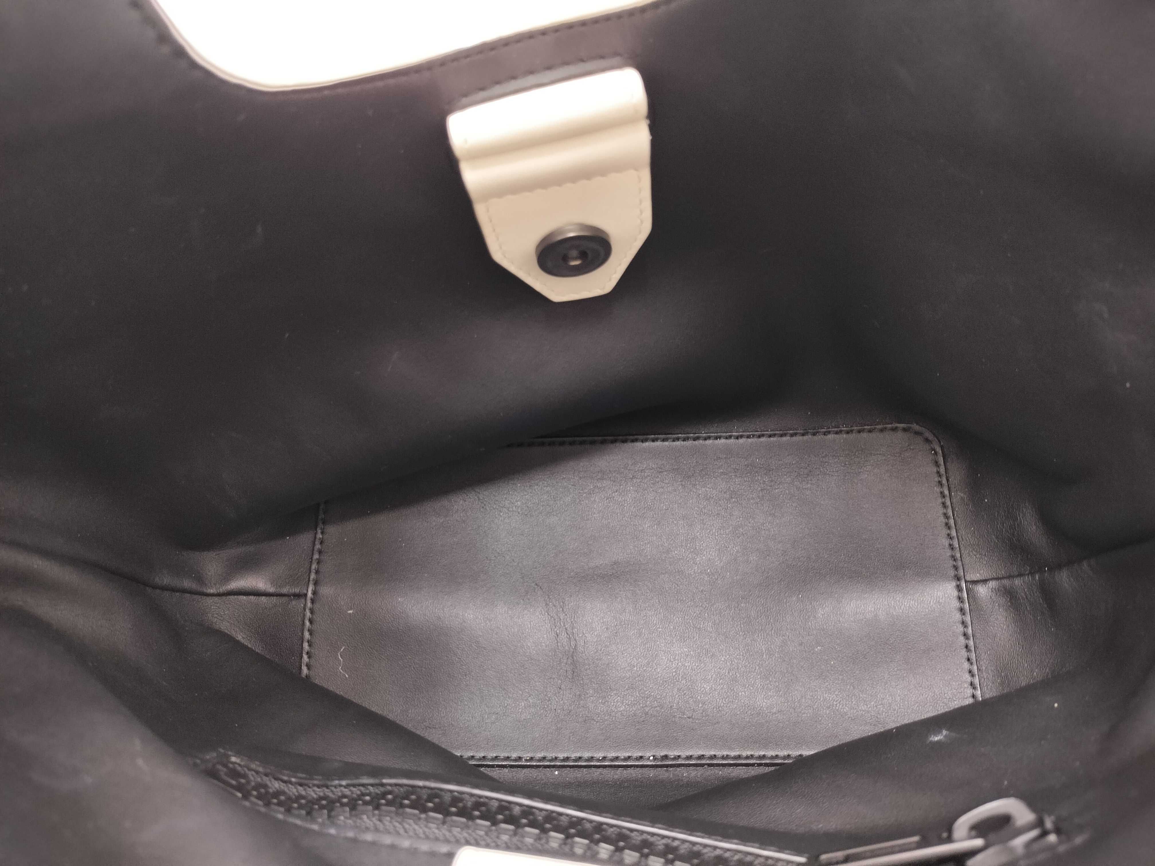 KR- Mega Zip Leather 2-Way Handbag White 661854 - Grade AB Handbag — view 11