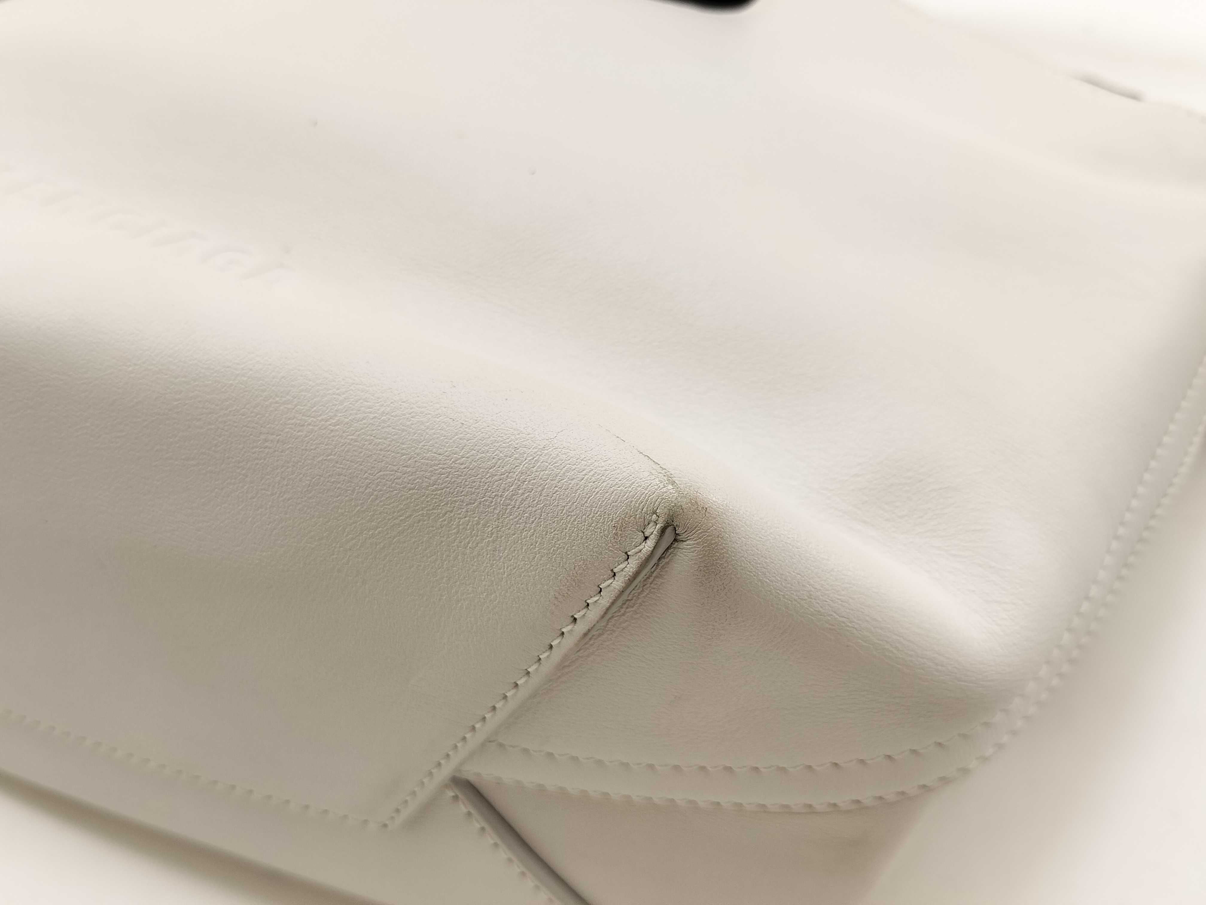 KR- Mega Zip Leather 2-Way Handbag White 661854 - Grade AB Handbag — view 8