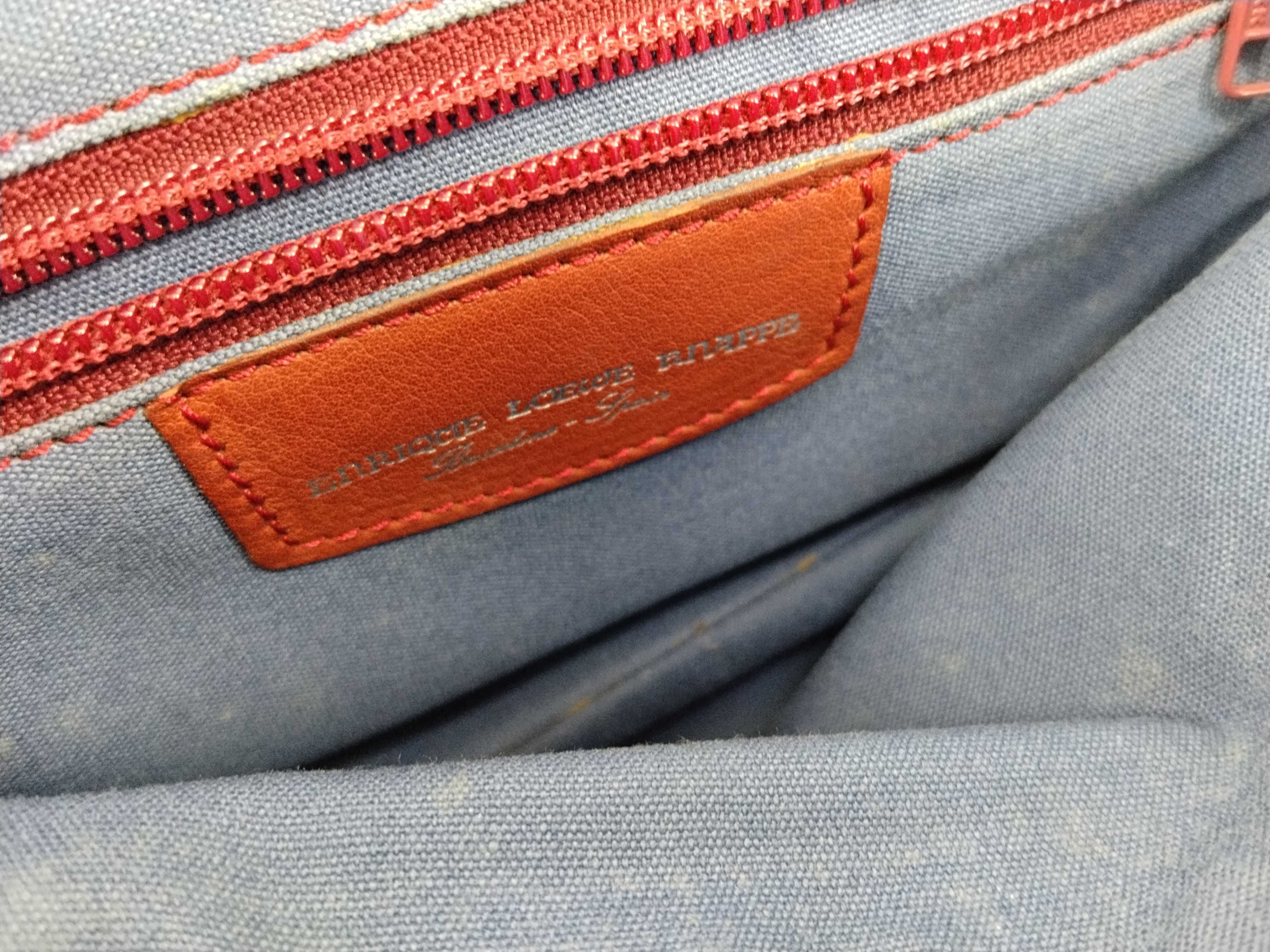 leather shoulder bag (red) — view 11