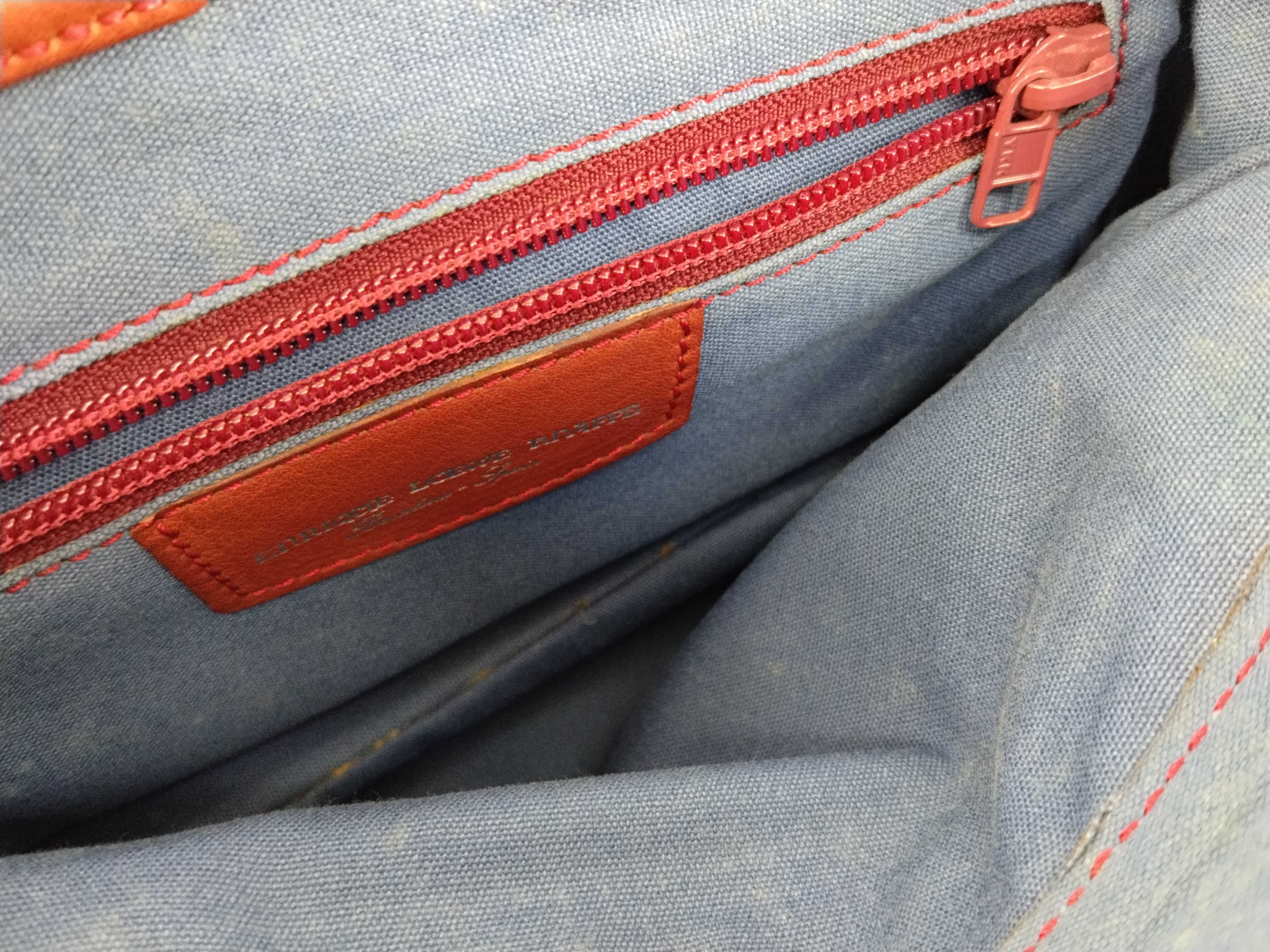 leather shoulder bag (red) — view 10