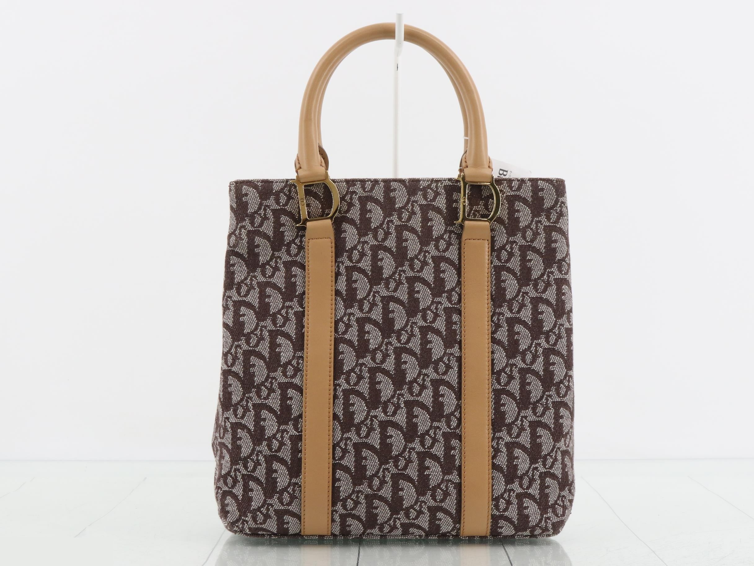 Trotter/Oblique Canvas/Leather Handbag — view 2