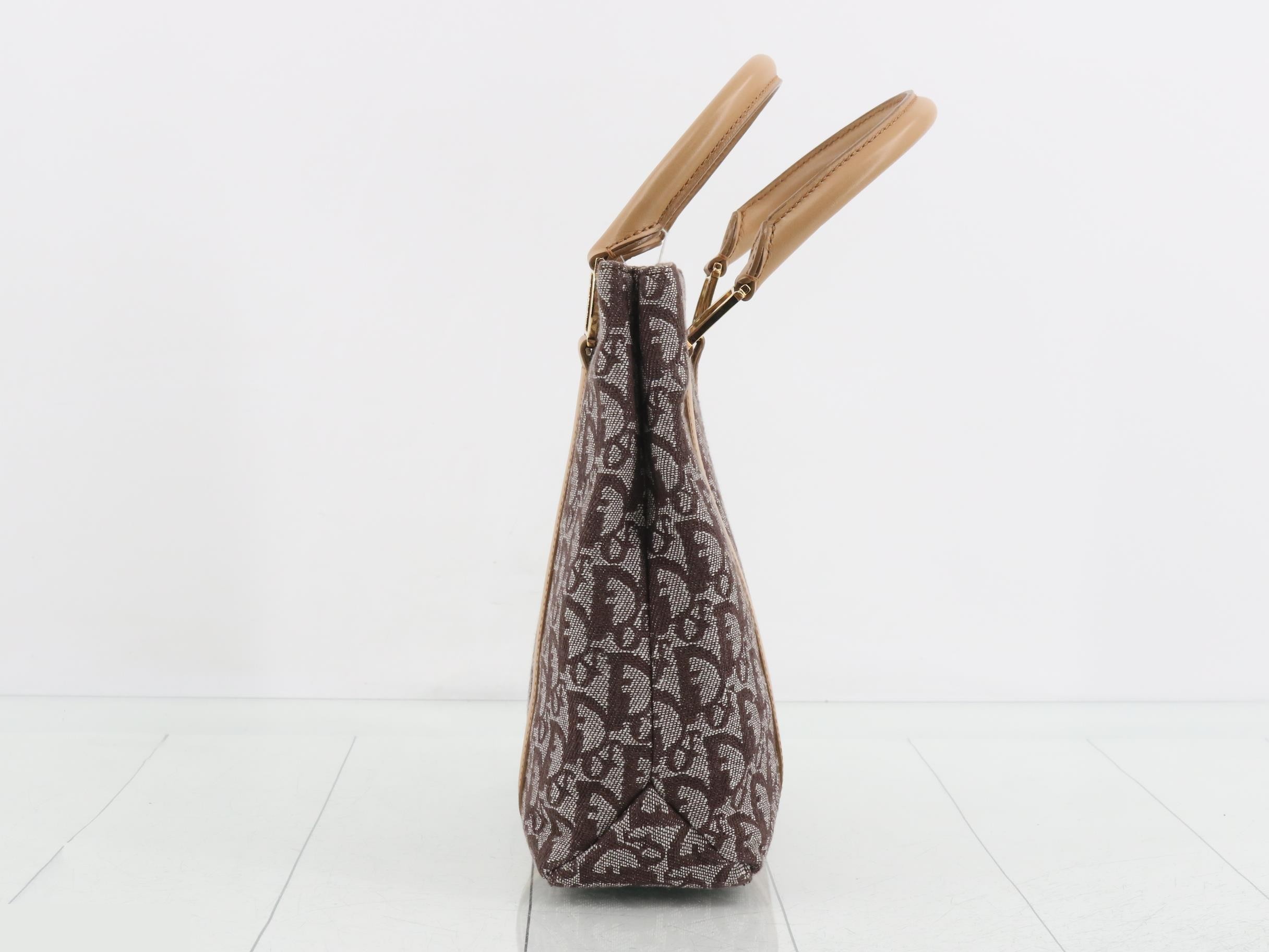 Trotter/Oblique Canvas/Leather Handbag — view 3