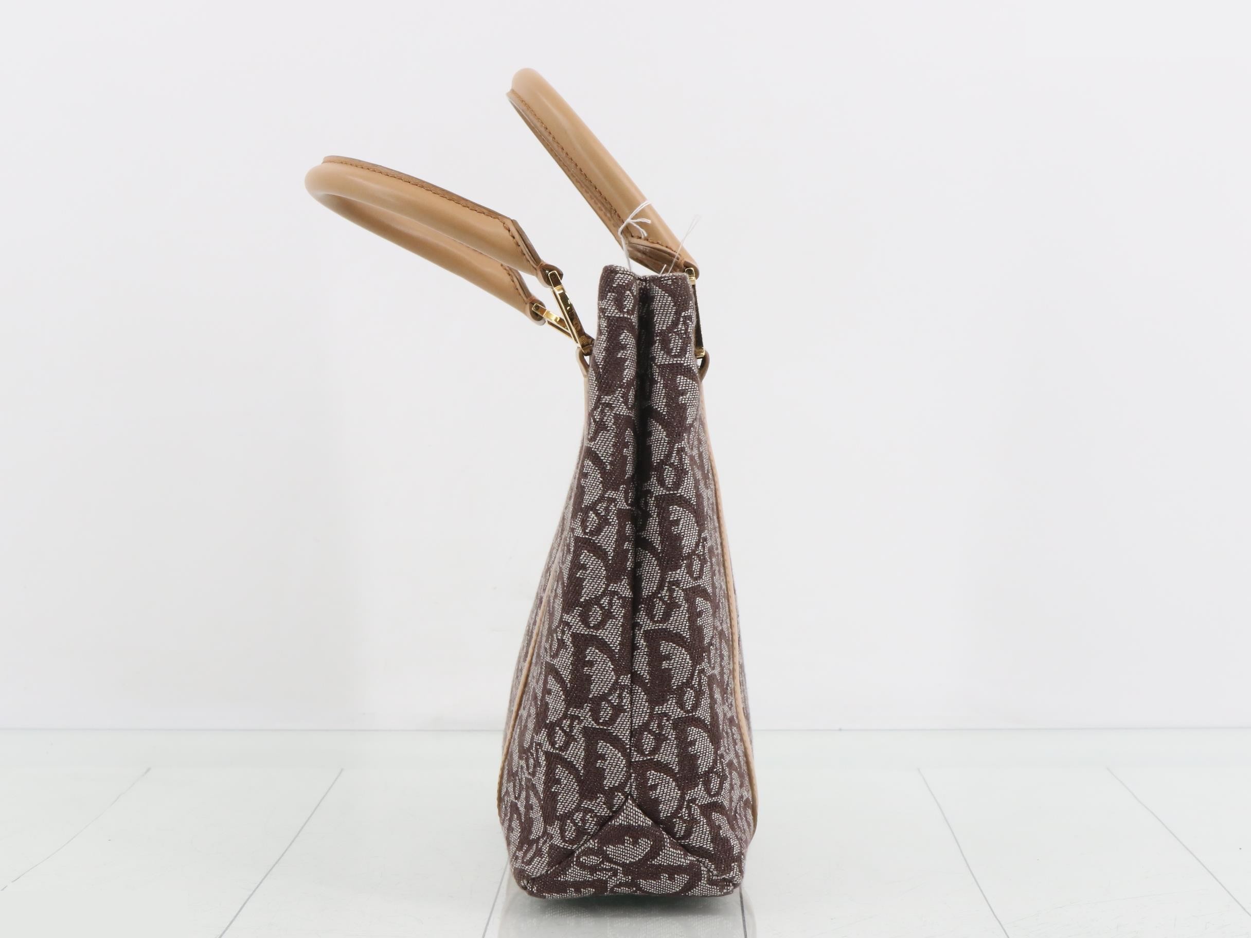Trotter/Oblique Canvas/Leather Handbag — view 4