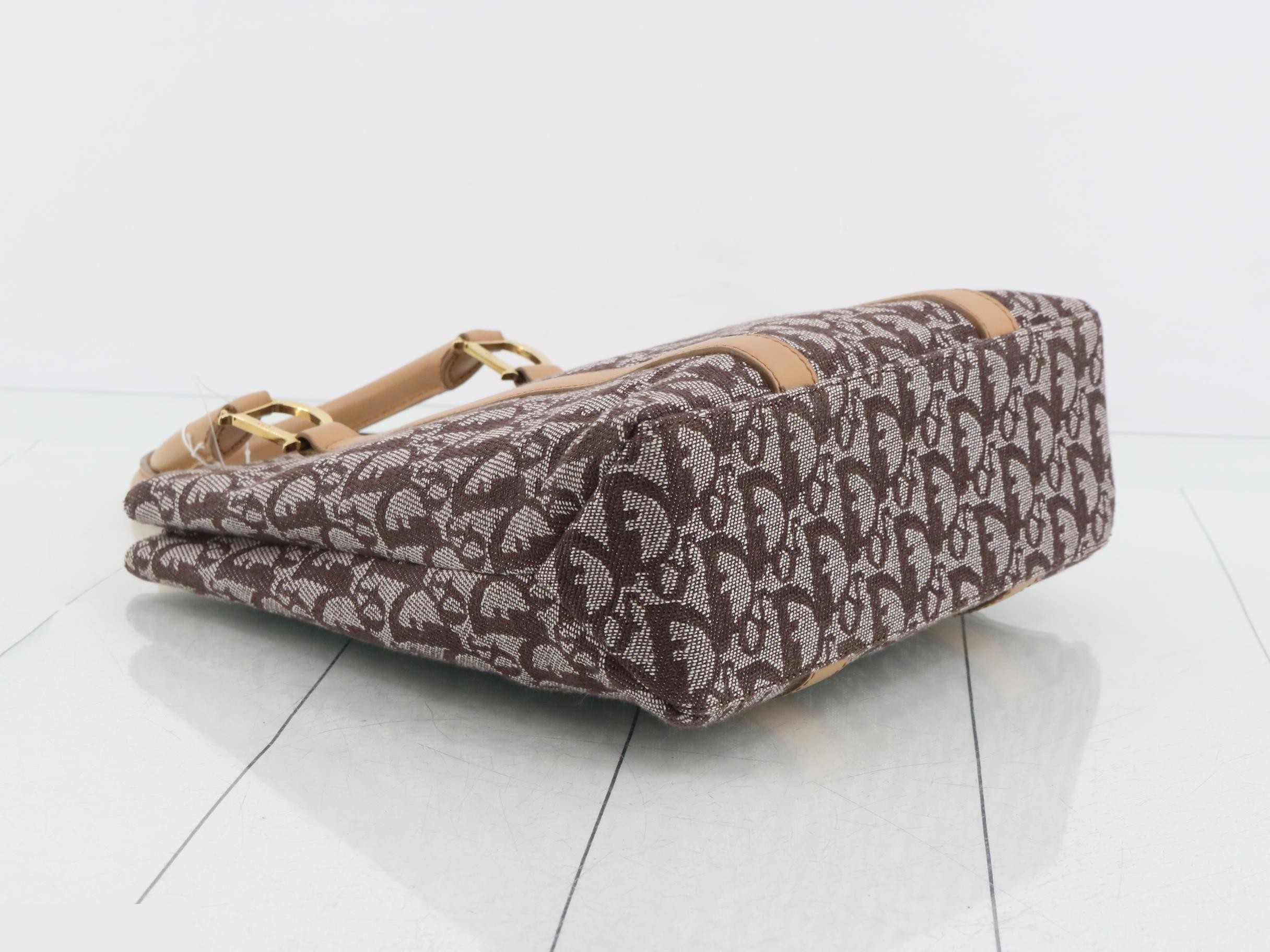 Trotter/Oblique Canvas/Leather Handbag — view 5