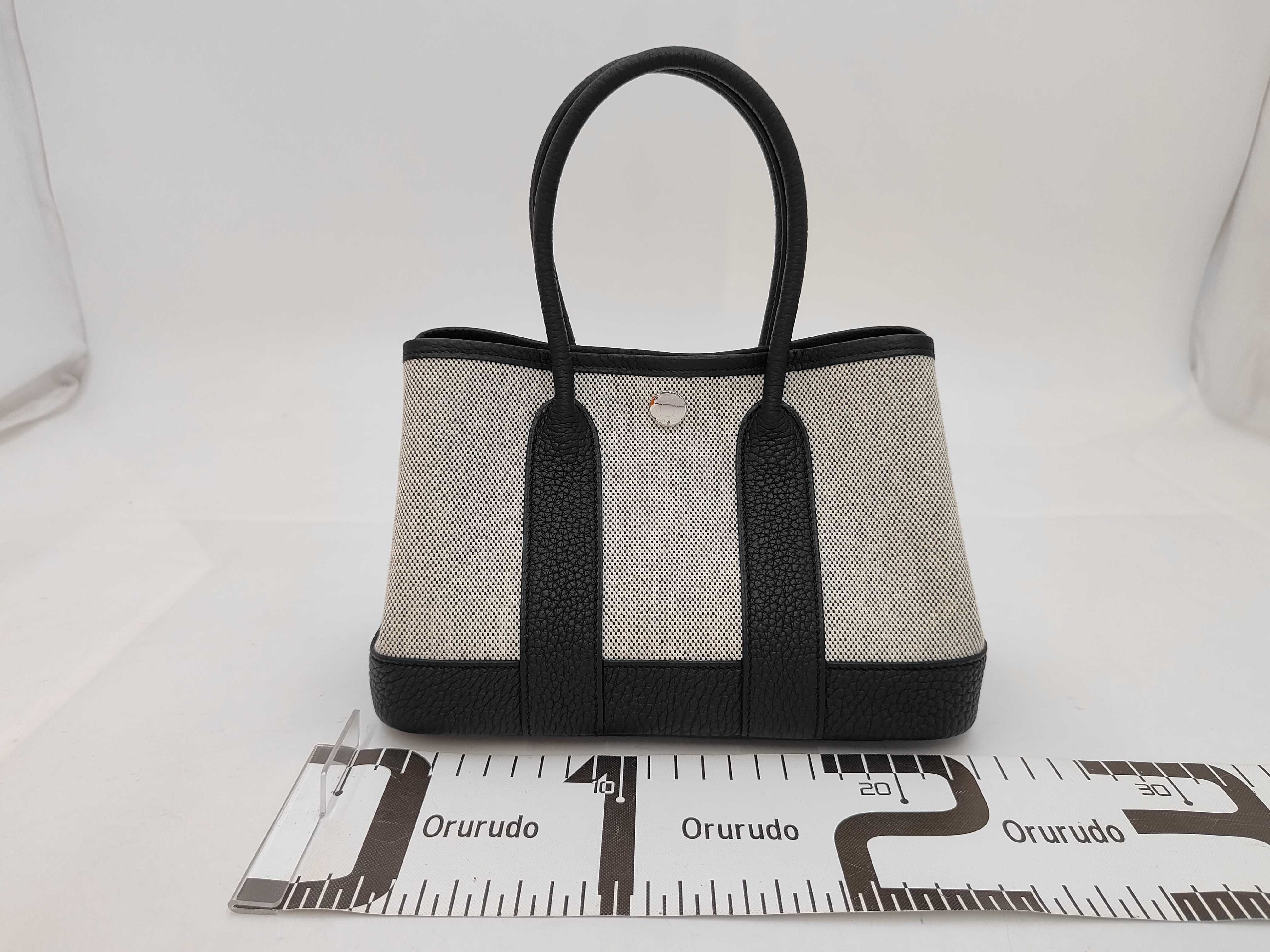 Neo Garden 23 Black Canvas Toile H G Stamp Handbag — view 2