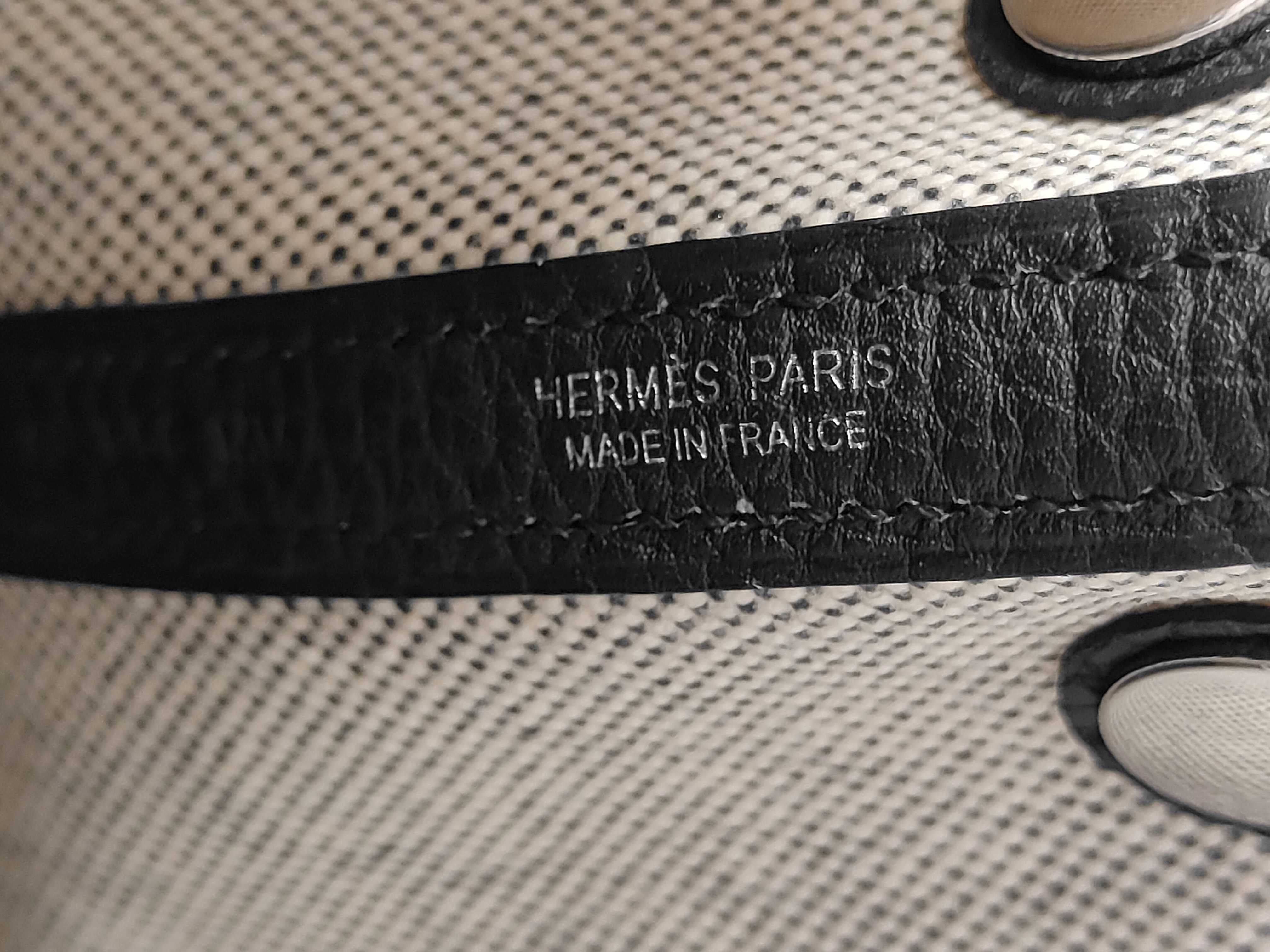Neo Garden 23 Black Canvas Toile H G Stamp Handbag — view 9