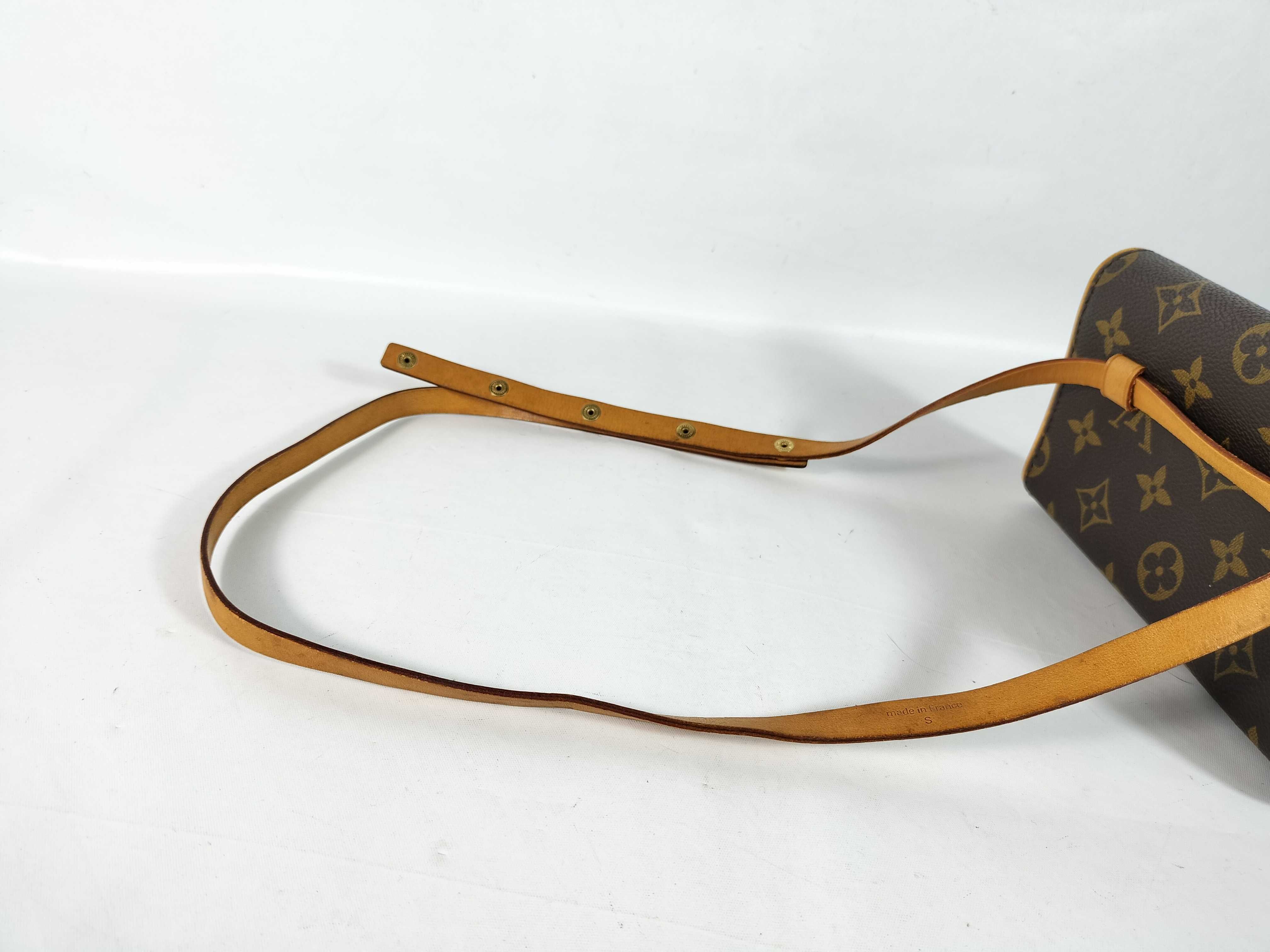 Monogram Vuitton Pochette Florentine Shoulder Bag — view 3