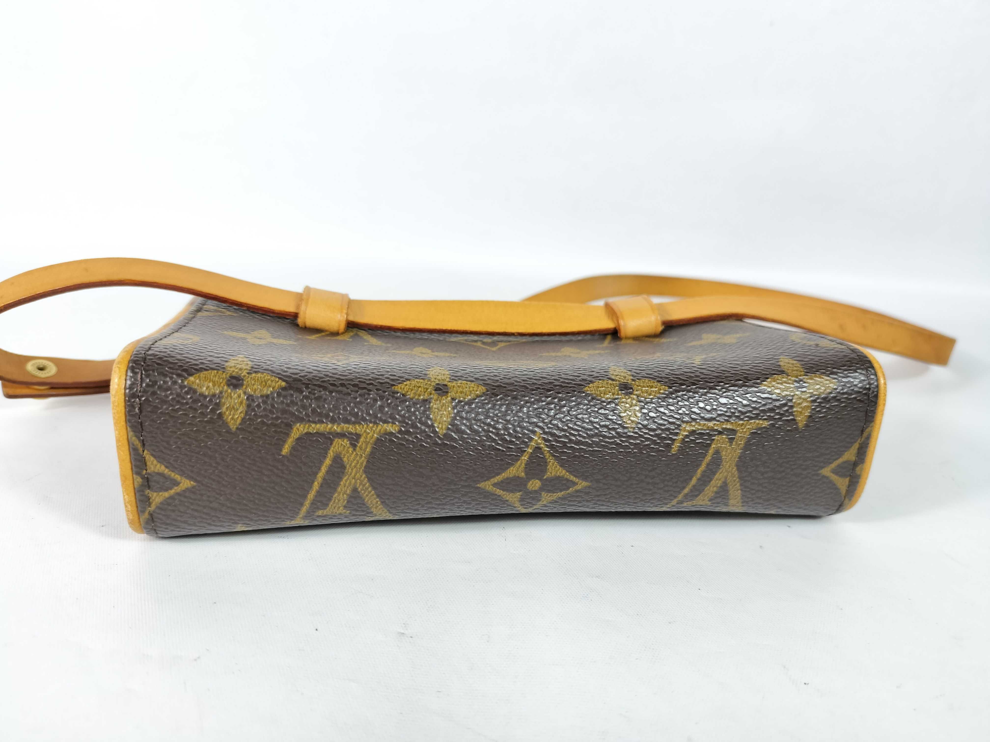 Monogram Vuitton Pochette Florentine Shoulder Bag — view 7