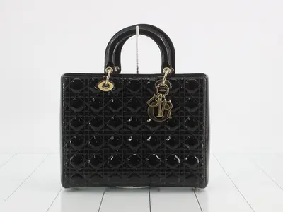 Lady Dior Large Enamel