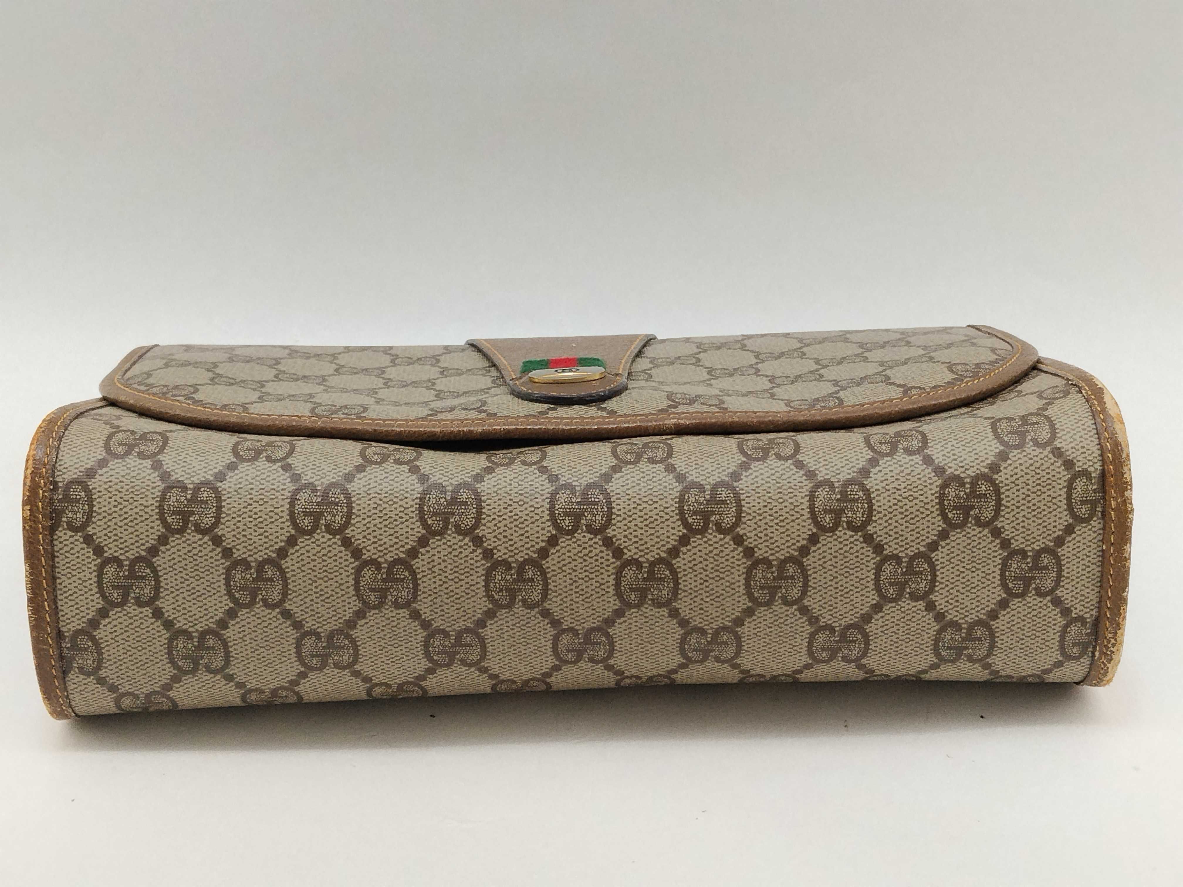 GG Supreme Sherry Line Clutch Bag — view 3