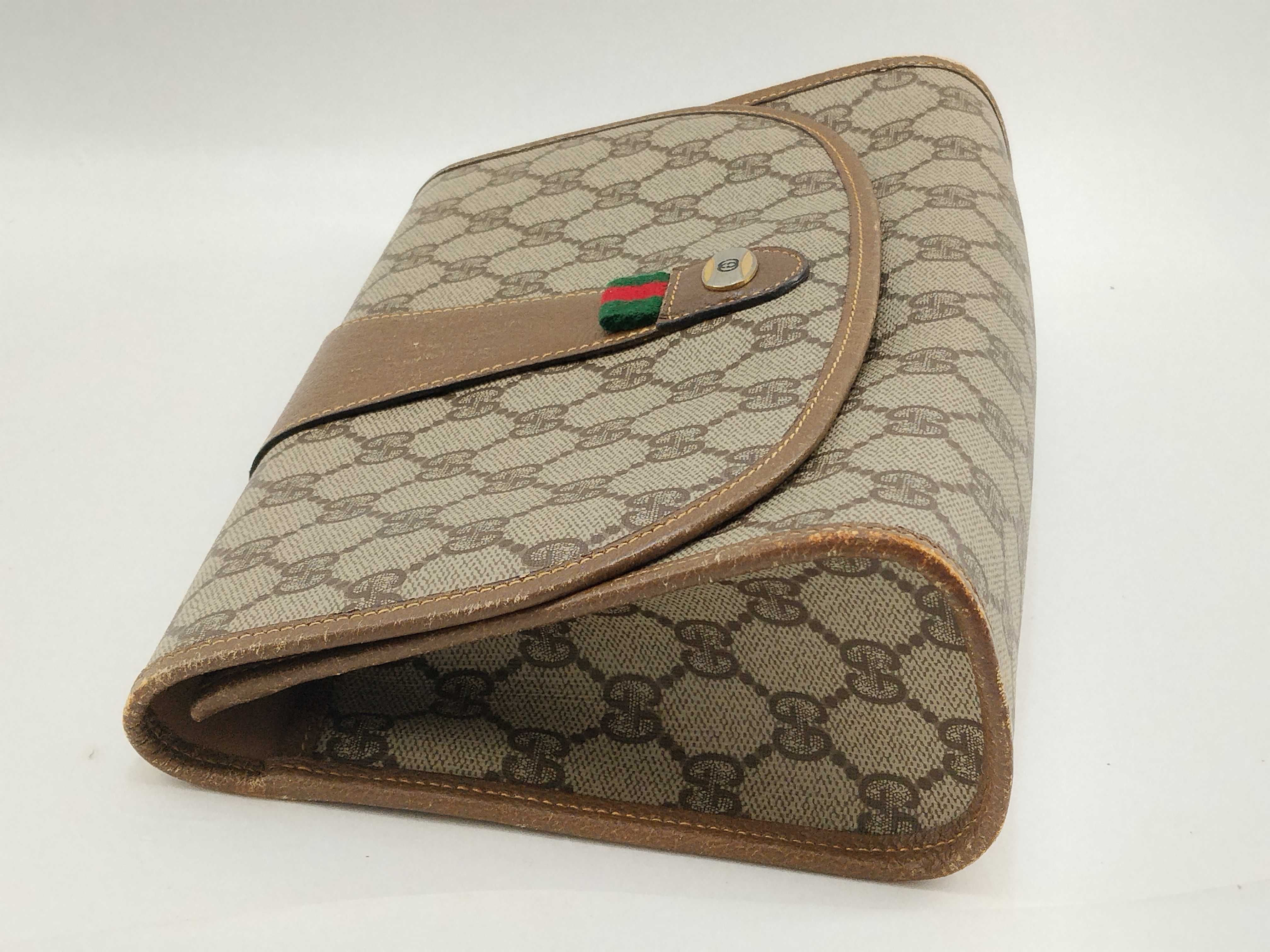 GG Supreme Sherry Line Clutch Bag — view 5
