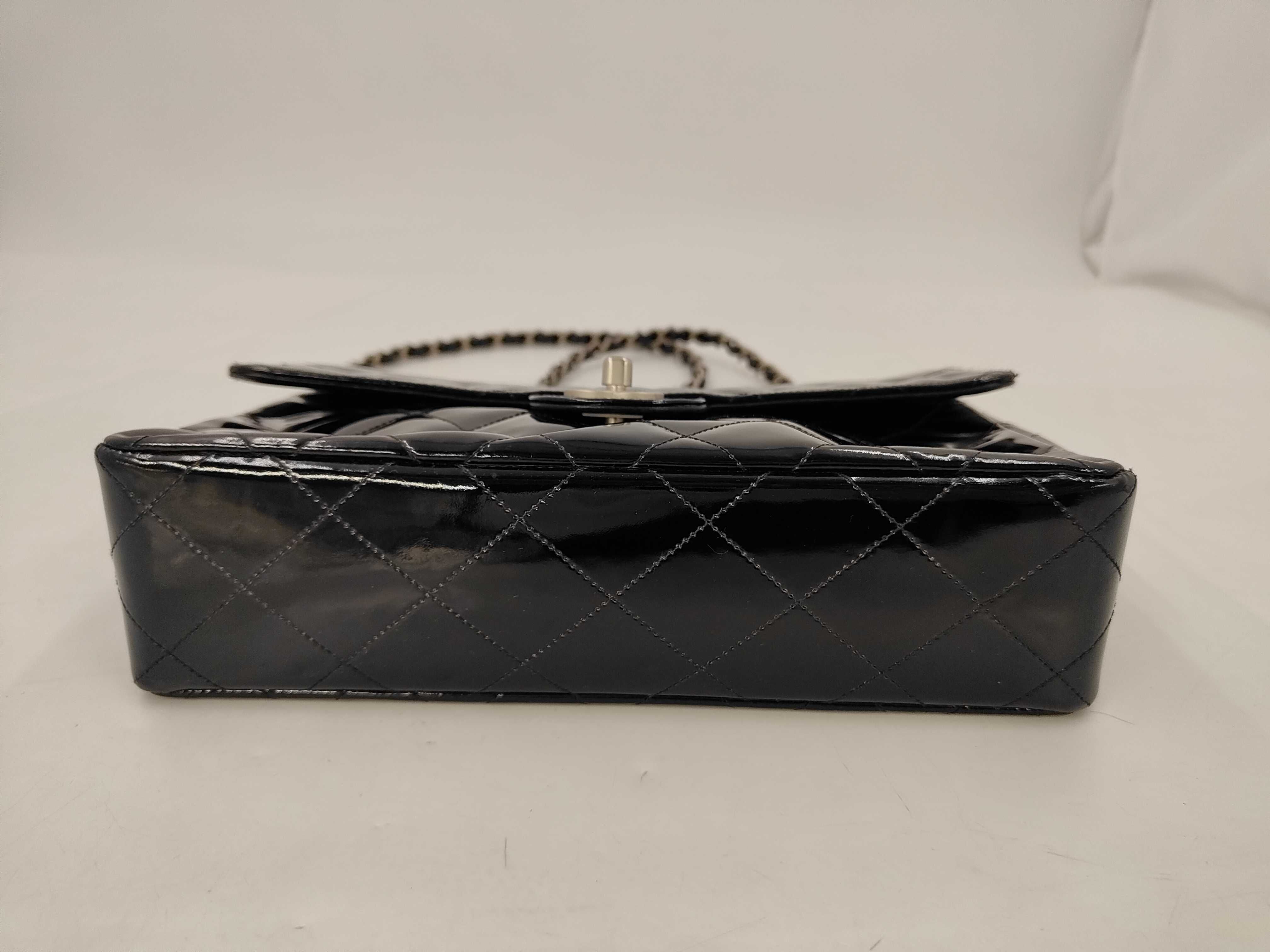 Coco Mark Matelassé Chain Shoulder Bag, Single Flap, Seal Serial Number 6, Scratches, Black, Silver Hardware, Shoulder Bag — view 3