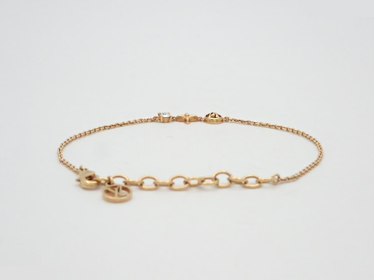 Petit Louis Bracelet with Rhinestones LE3273 GP Gold — view 2