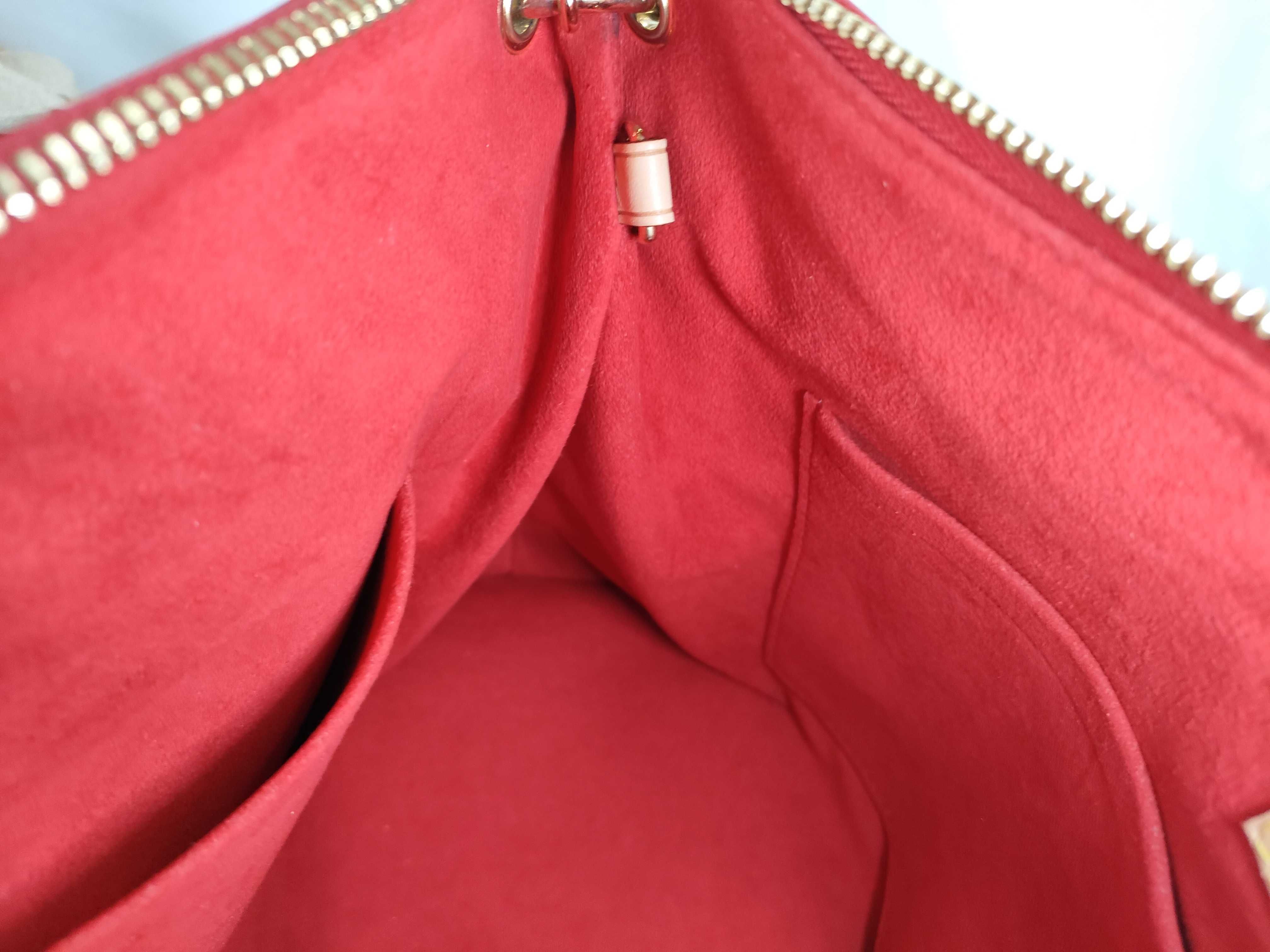 Monogram LV Pallas Brown x Red Monogram Medium Handbag — view 11