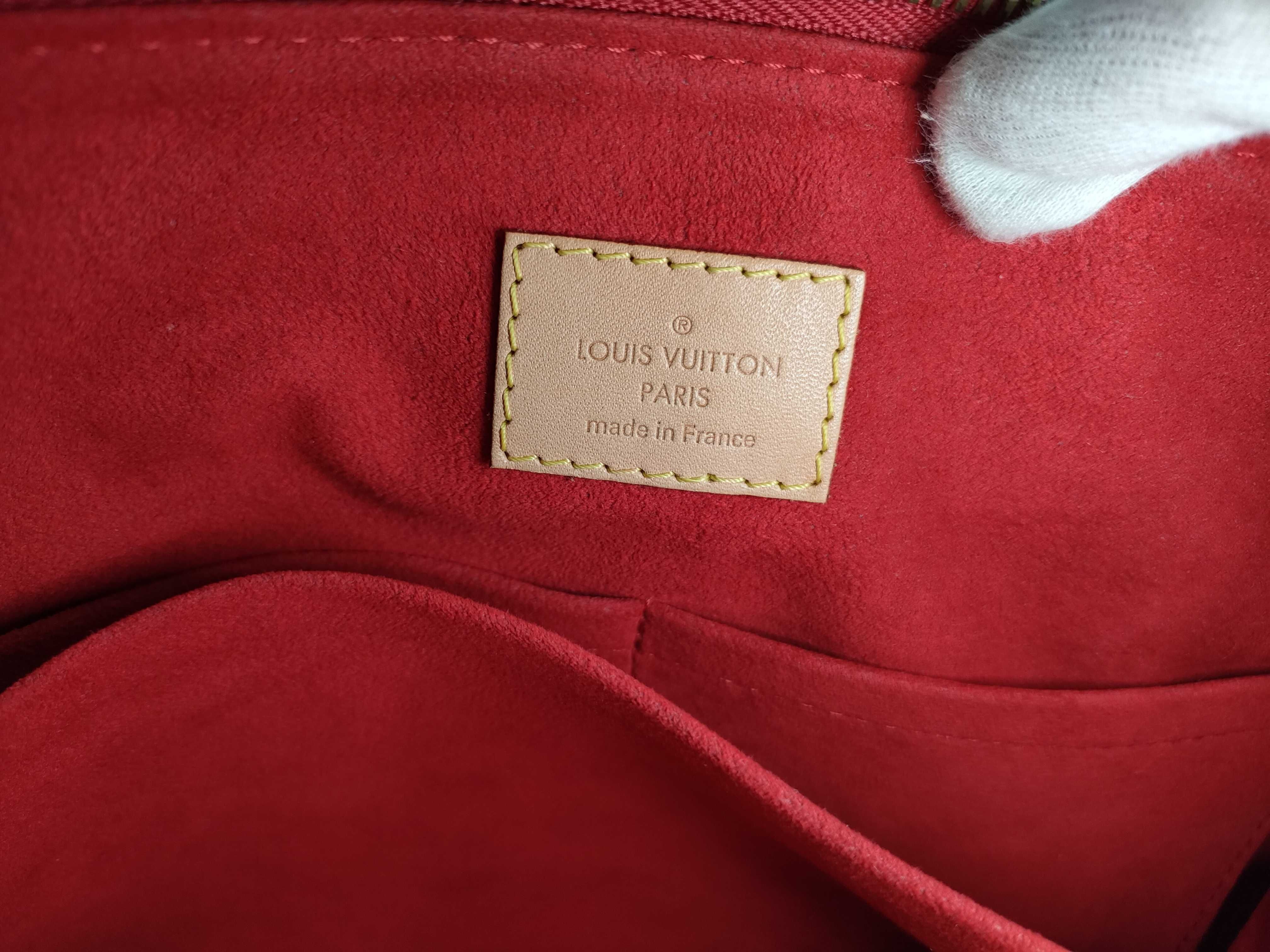 Monogram LV Pallas Brown x Red Monogram Medium Handbag — view 13