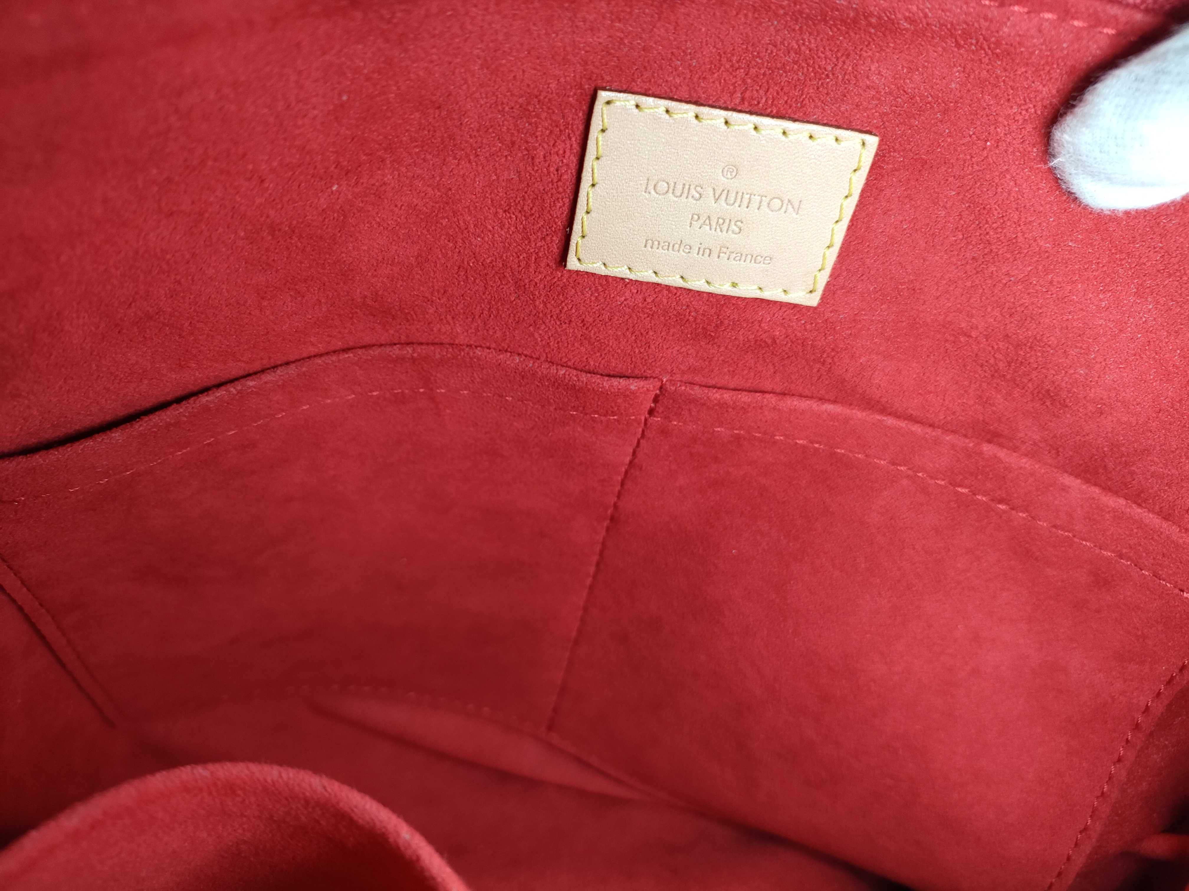 Monogram LV Pallas Brown x Red Monogram Medium Handbag — view 14