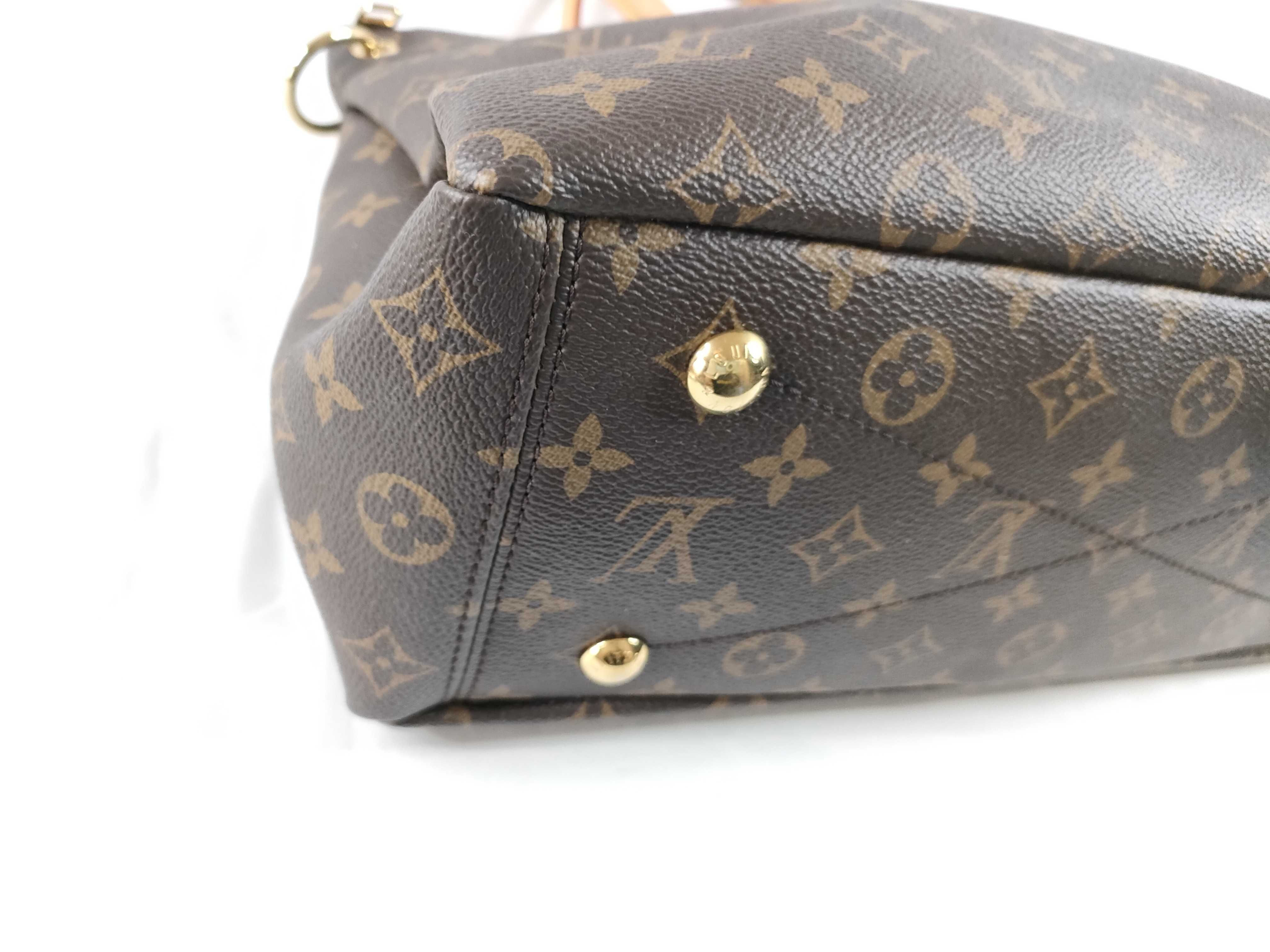 Monogram LV Pallas Brown x Red Monogram Medium Handbag — view 3