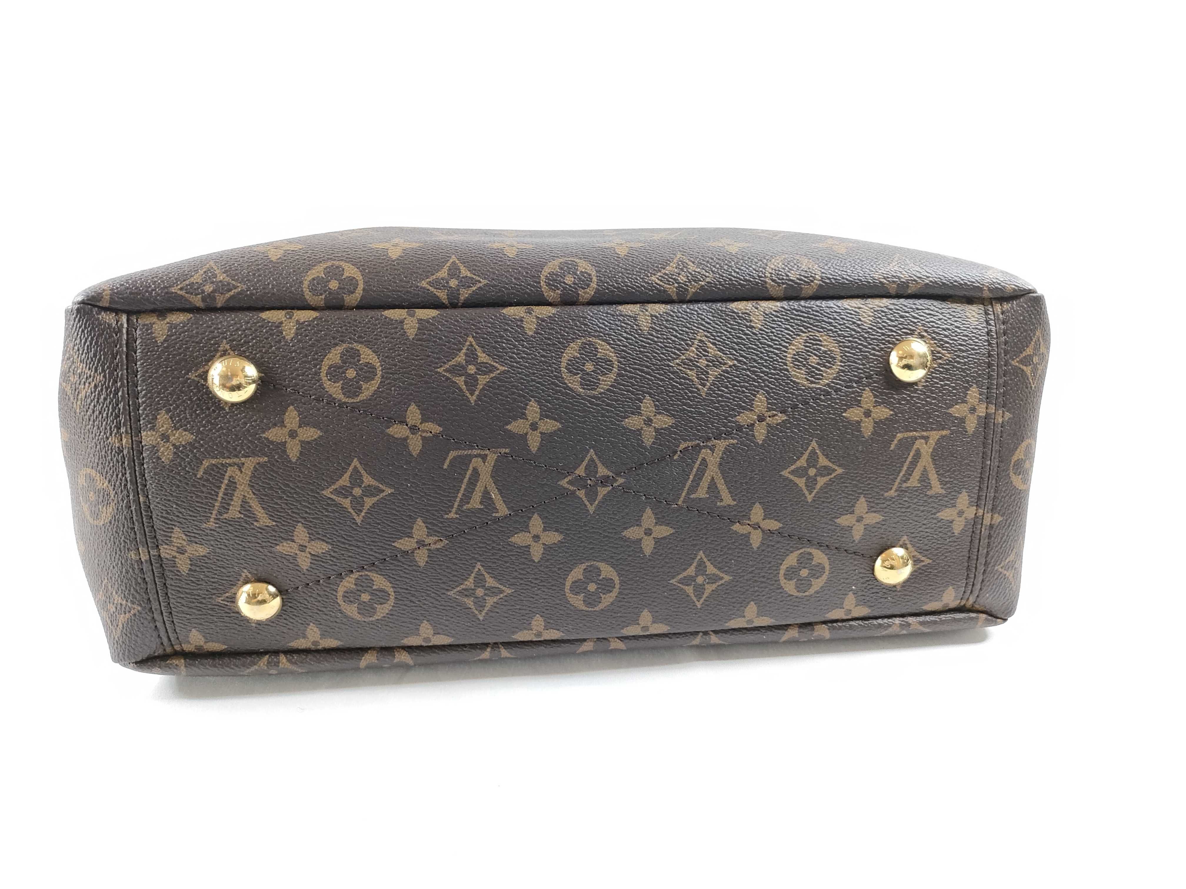 Monogram LV Pallas Brown x Red Monogram Medium Handbag — view 4