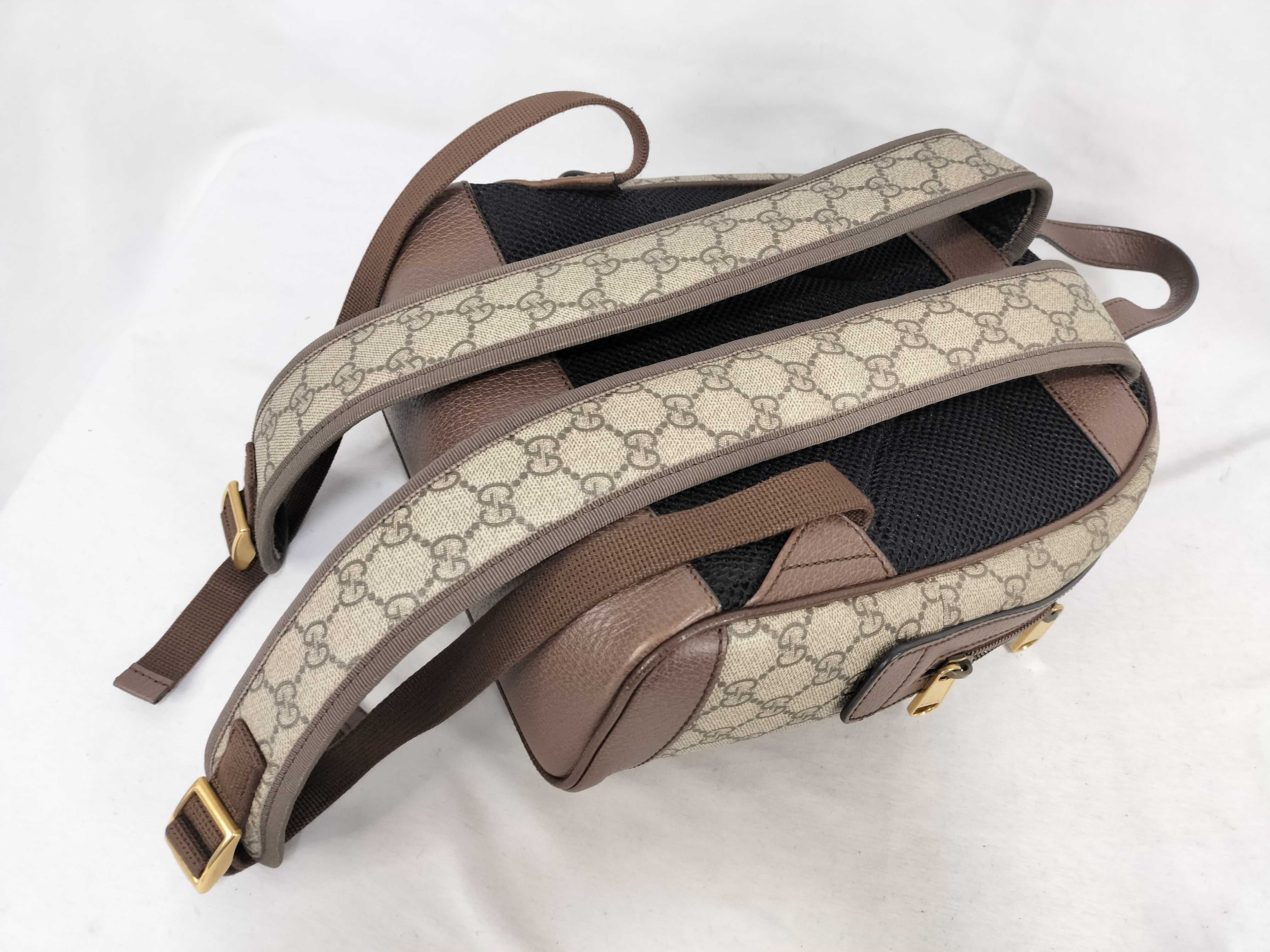GG Supreme Ophidia GG Supreme Backpack, Sherry Line, Rucksack 547965 — view 3