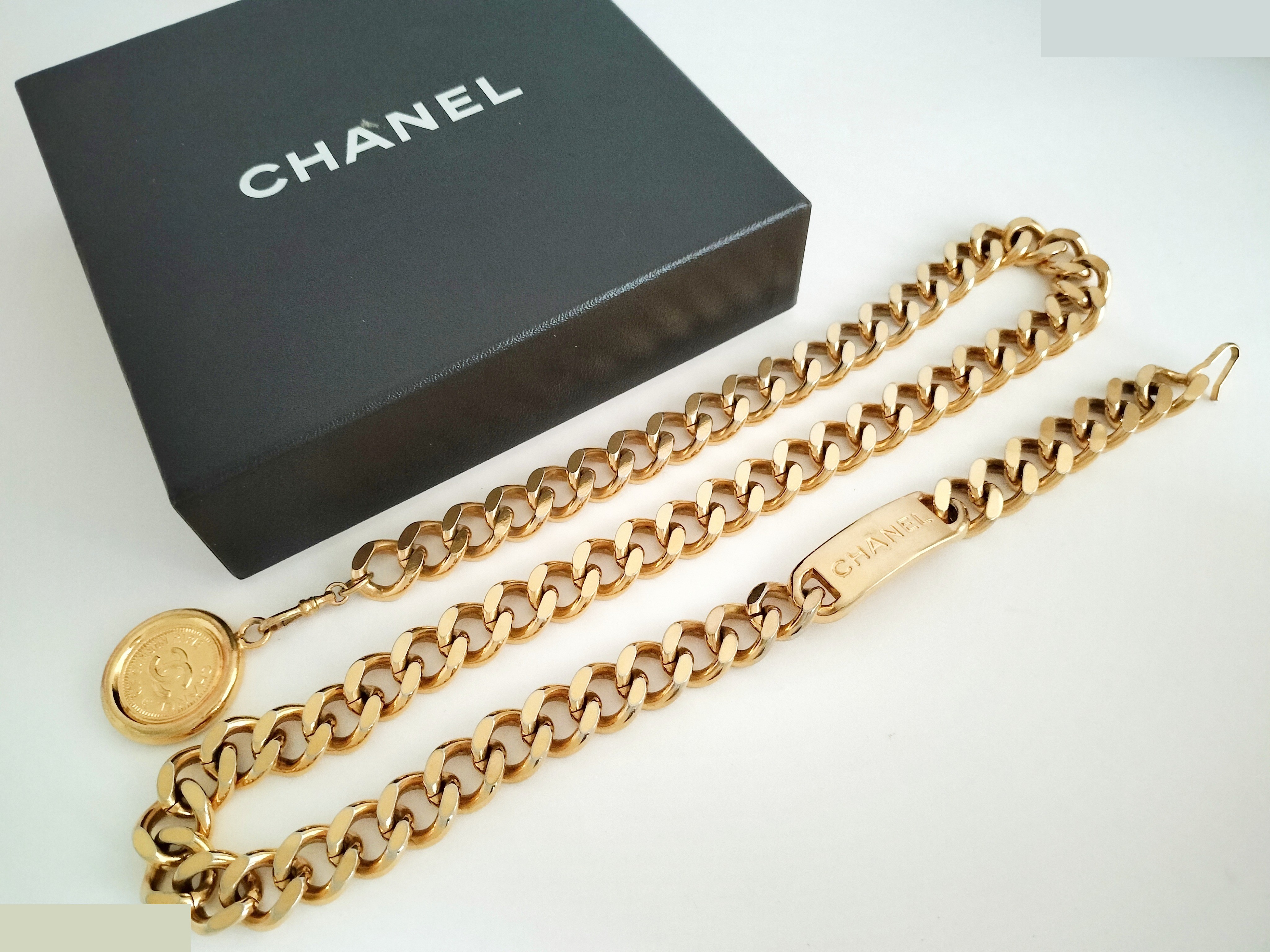 Coco Gold Chain Belt, Chain approx. 85cm — view 2