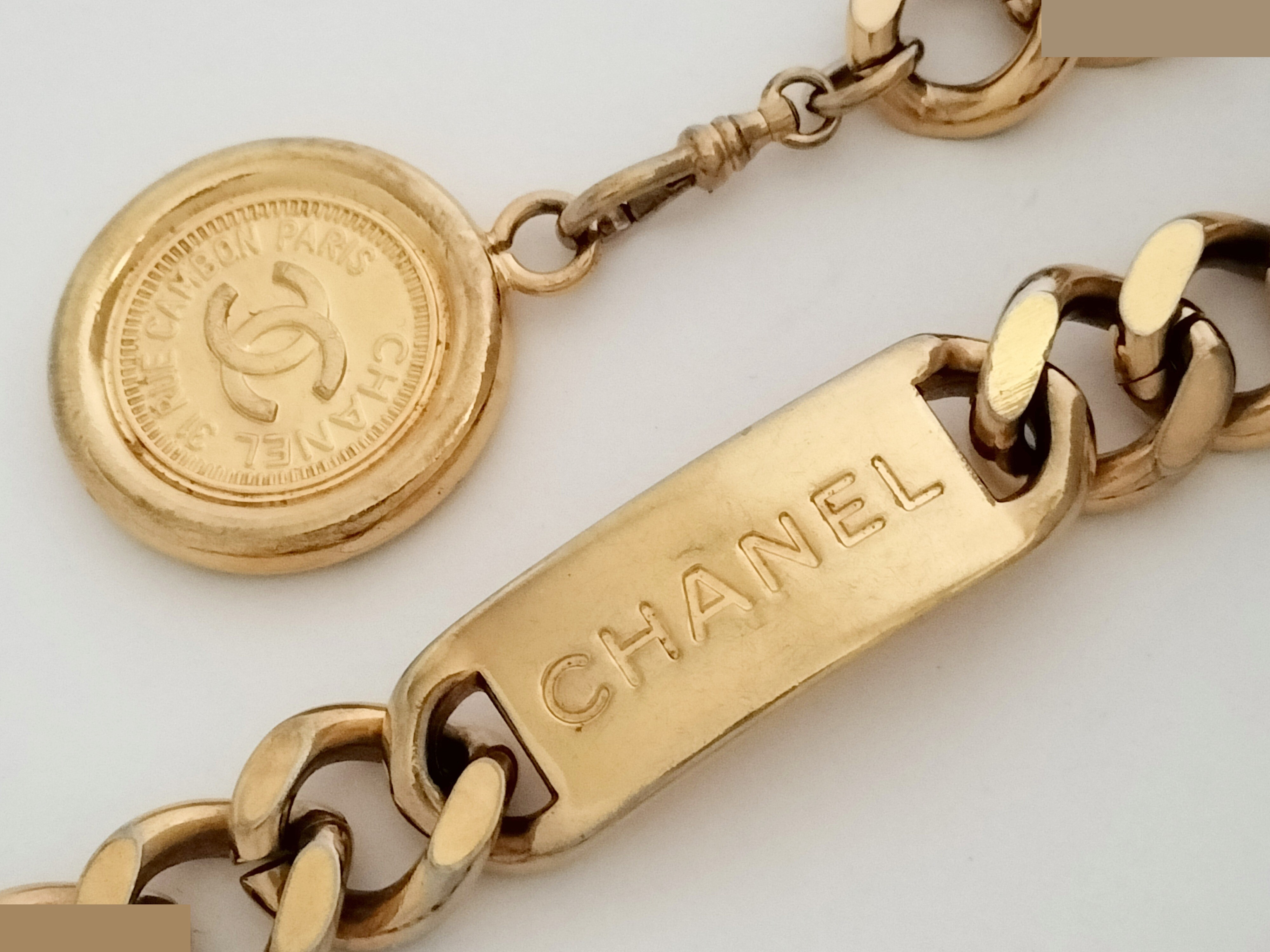 Coco Gold Chain Belt, Chain approx. 85cm — view 5