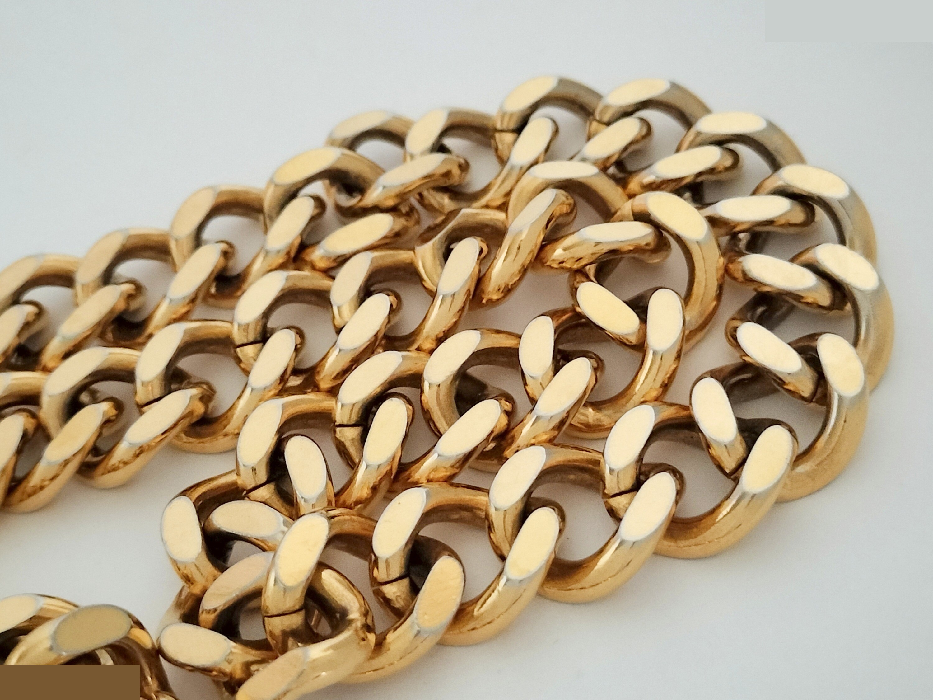 Coco Gold Chain Belt, Chain approx. 85cm — view 7