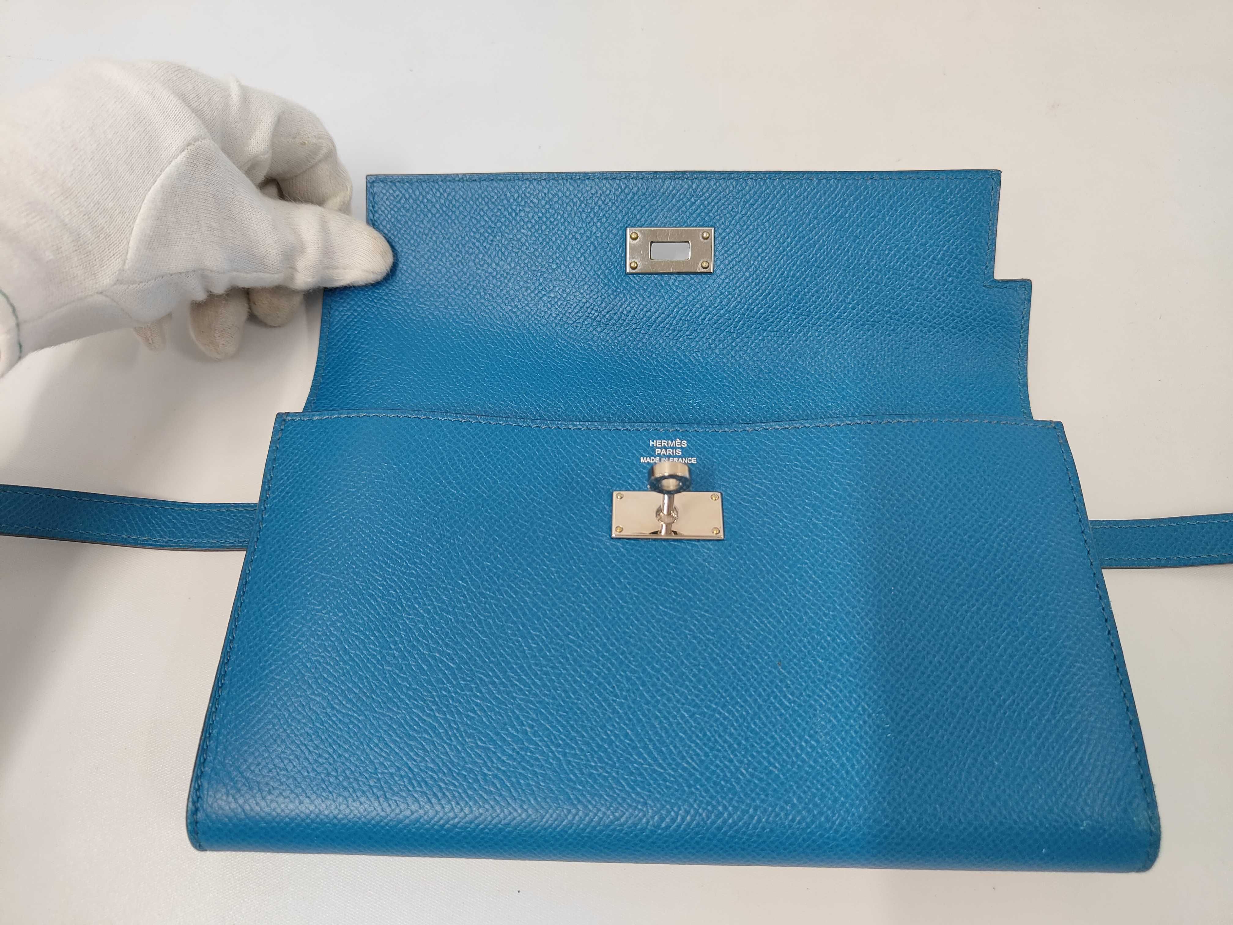 Kelly Wallet Epsom Leather R Stamp Wallet — view 7