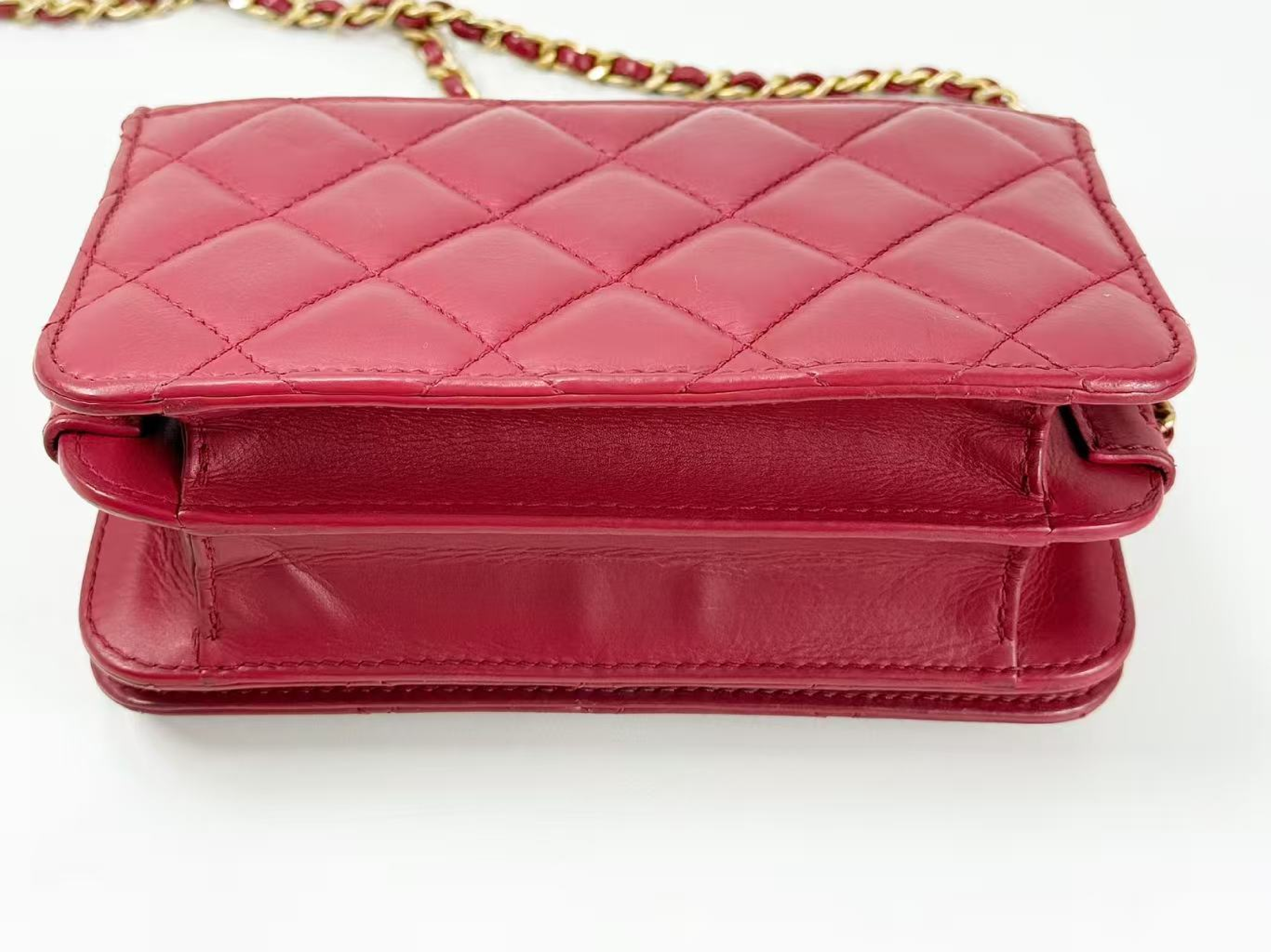 Mini Mat Tanlock, W20cm (approx.), serial number in the 27 range, with authenticity card and seal. Vintage gold hardware. Shoulder bag. 27121621. — view 11