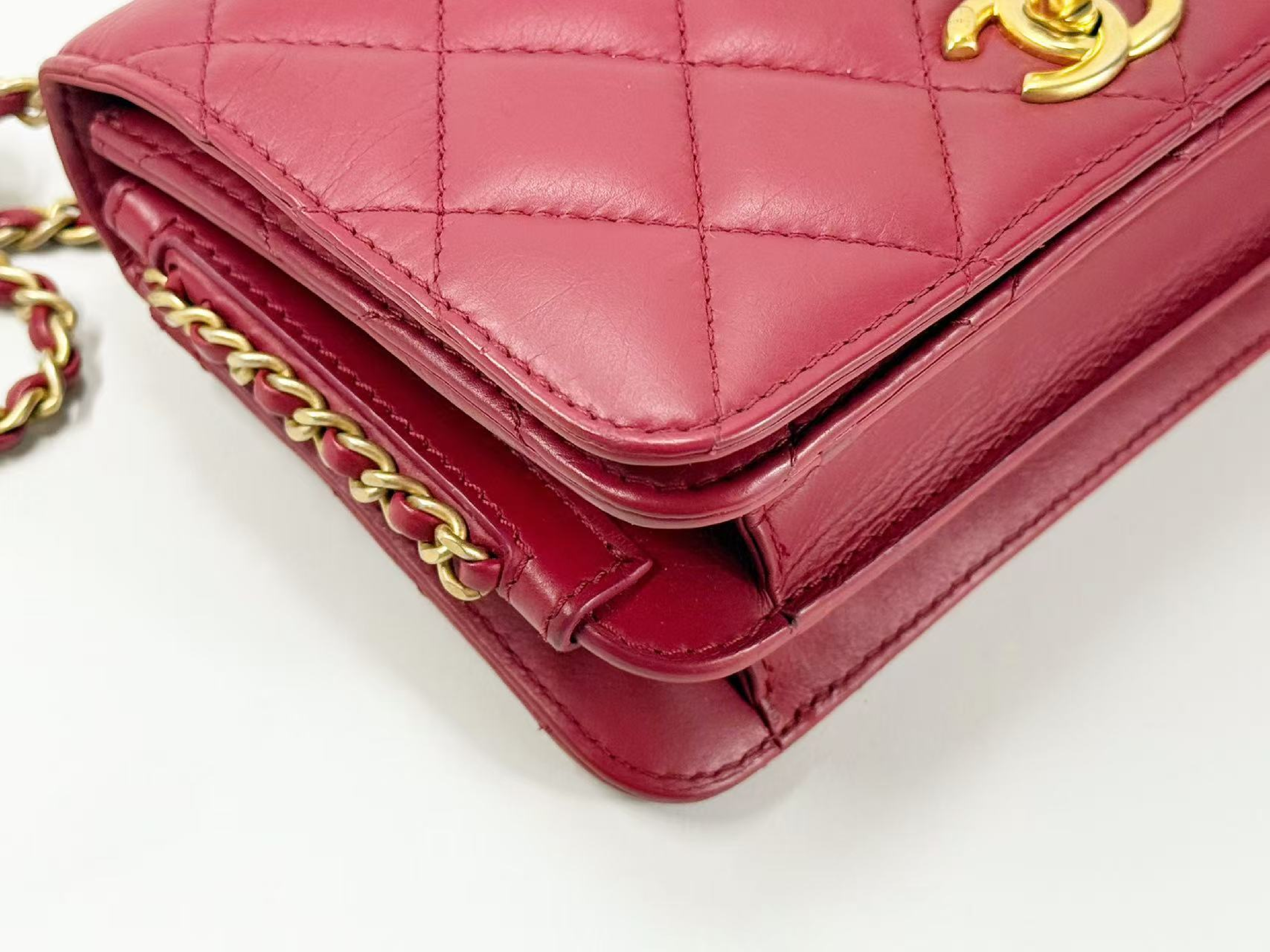 Mini Mat Tanlock, W20cm (approx.), serial number in the 27 range, with authenticity card and seal. Vintage gold hardware. Shoulder bag. 27121621. — view 9