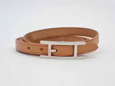 Leather bracelet, Api choker, total length approximately 75 cm