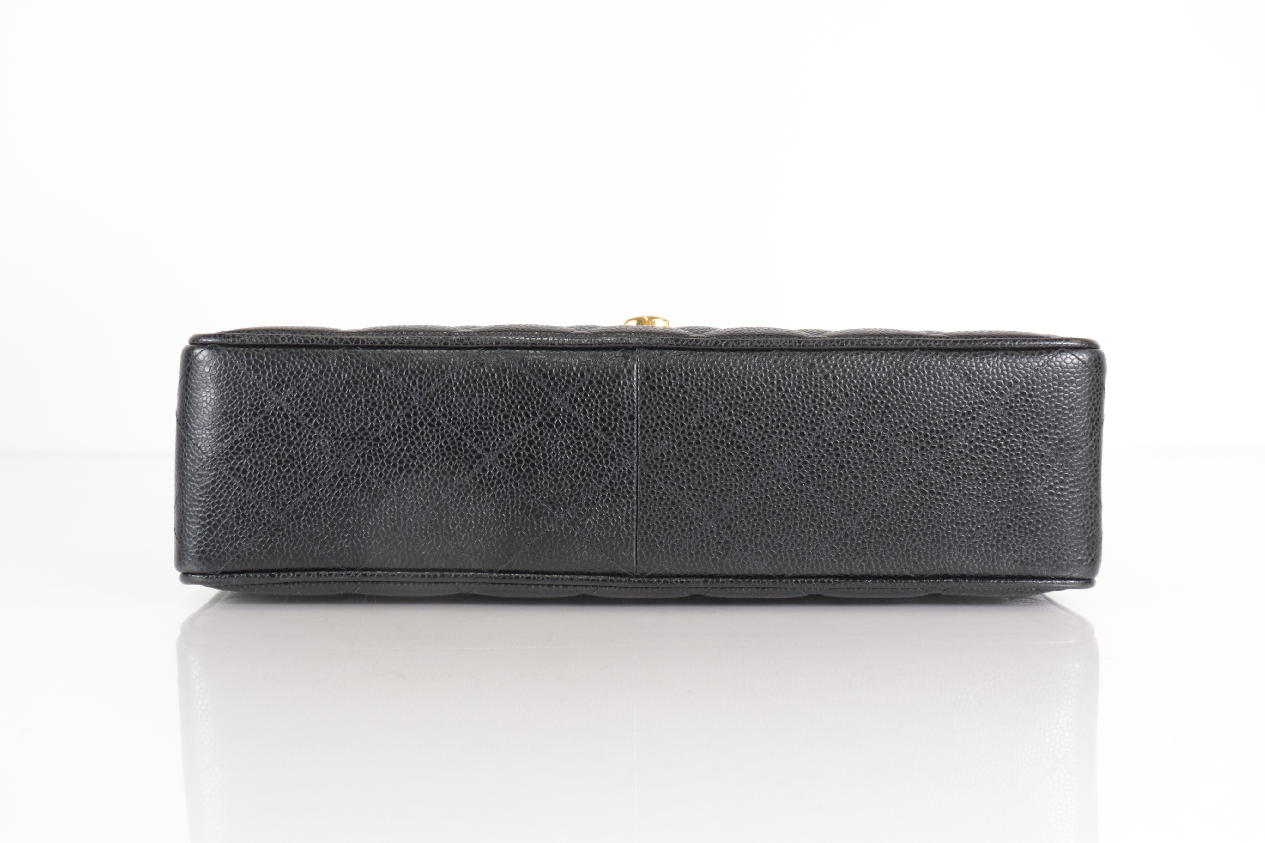 Large Coco Caviar Chain Shoulder Bag (Series 3) — view 7
