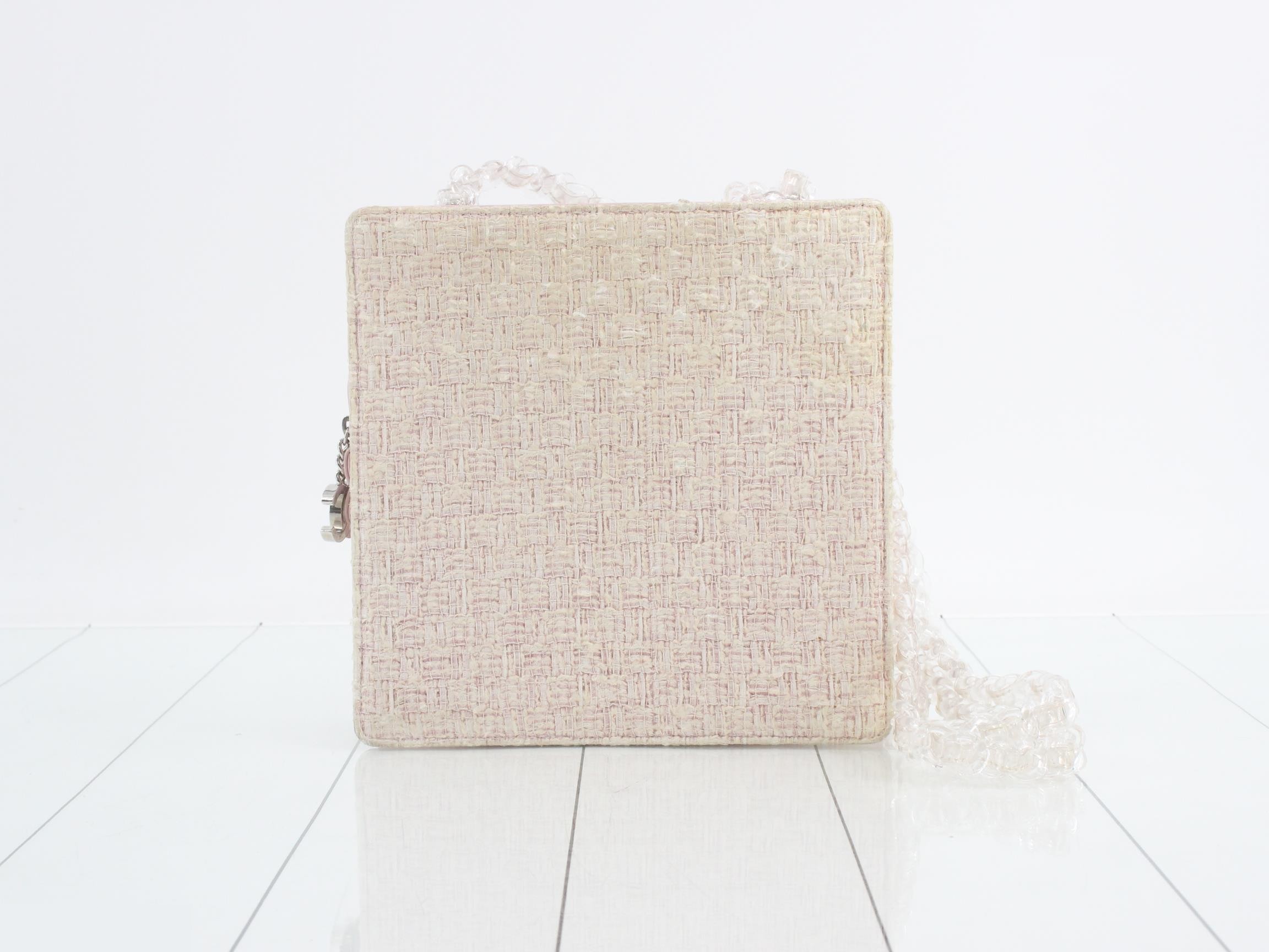 Tweed shoulder bag