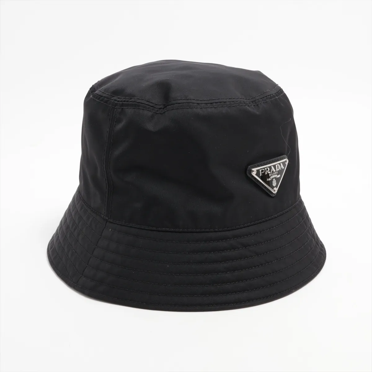 1HC137 Re Nylon Bucket Hat S Polyamide Black — view 2