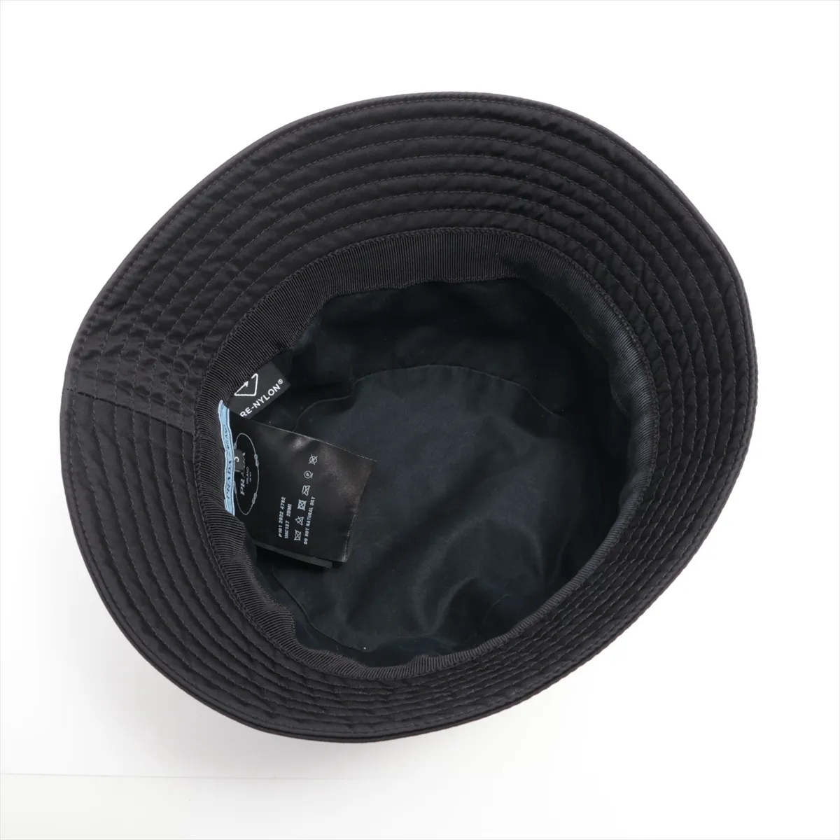 1HC137 Re Nylon Bucket Hat S Polyamide Black — view 4