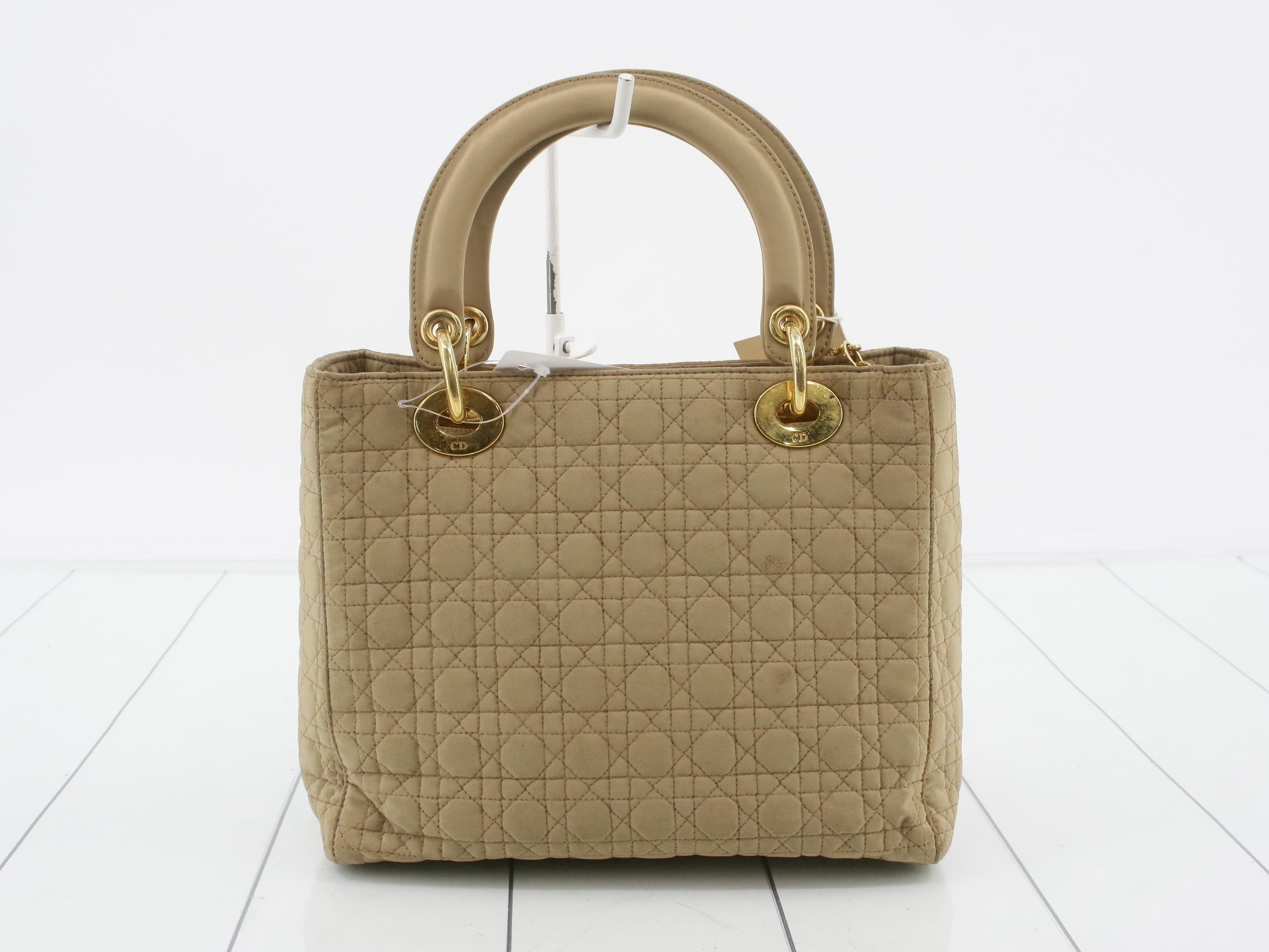 Lady Dior Beige Nylon — view 2