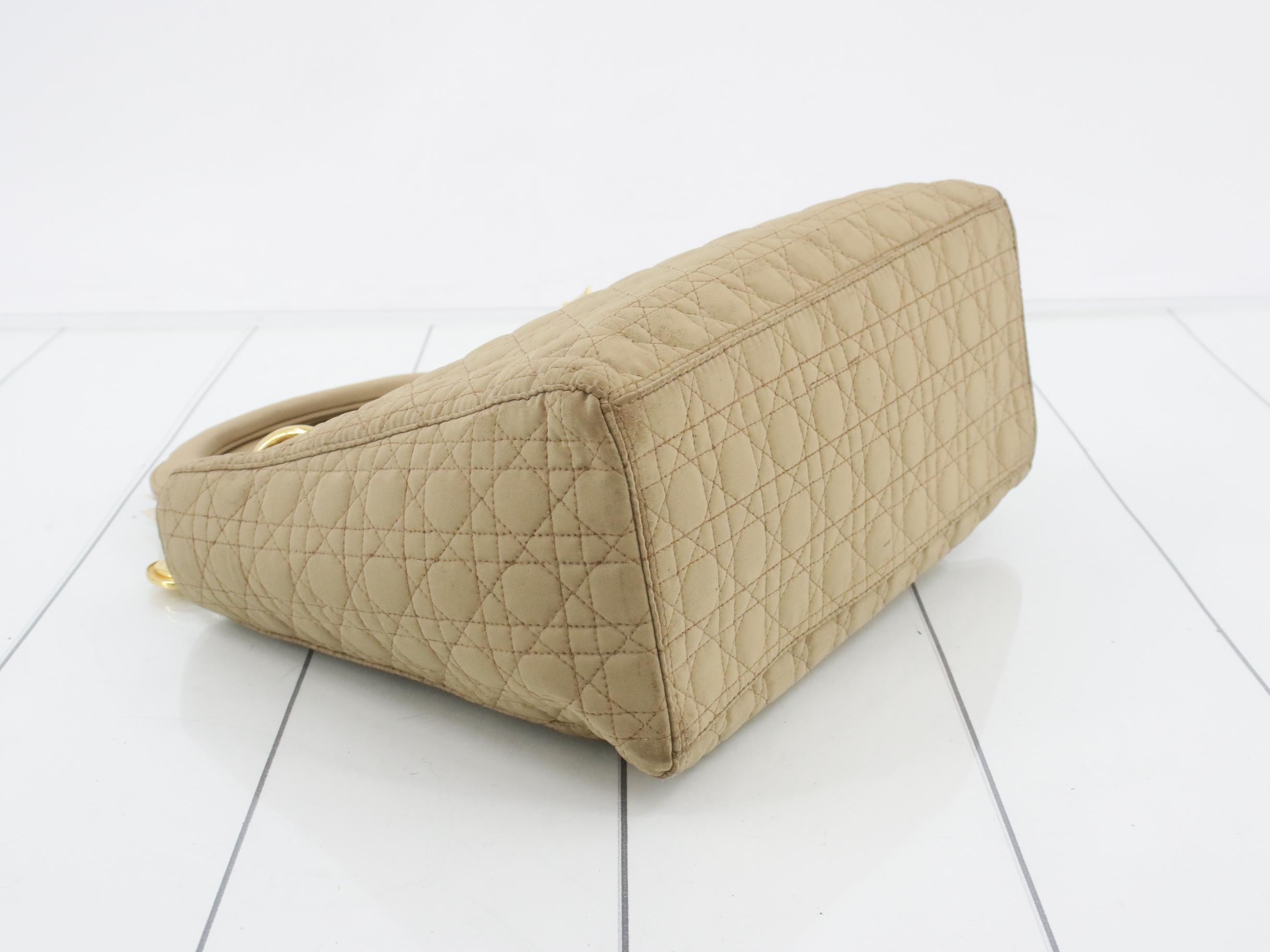 Lady Dior Beige Nylon — view 5