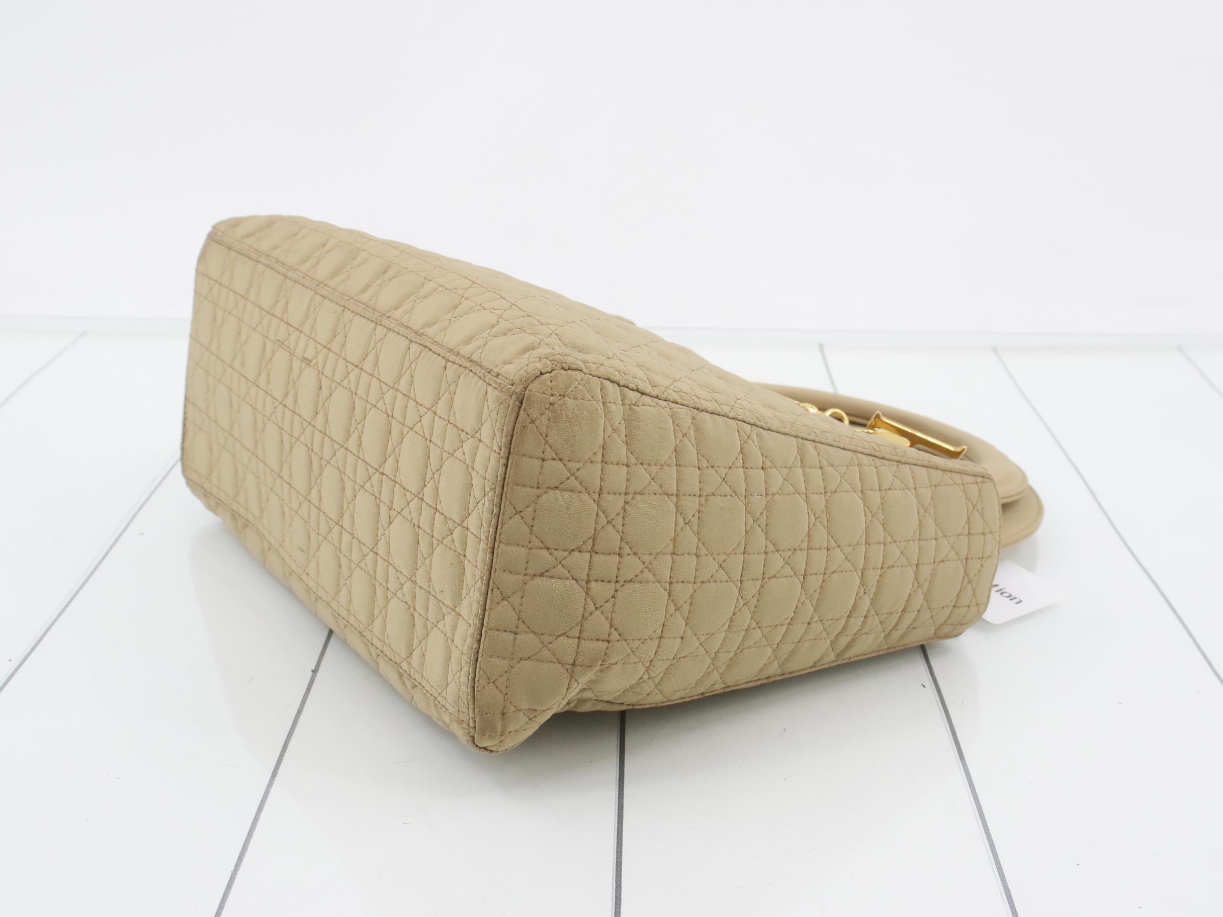Lady Dior Beige Nylon — view 6