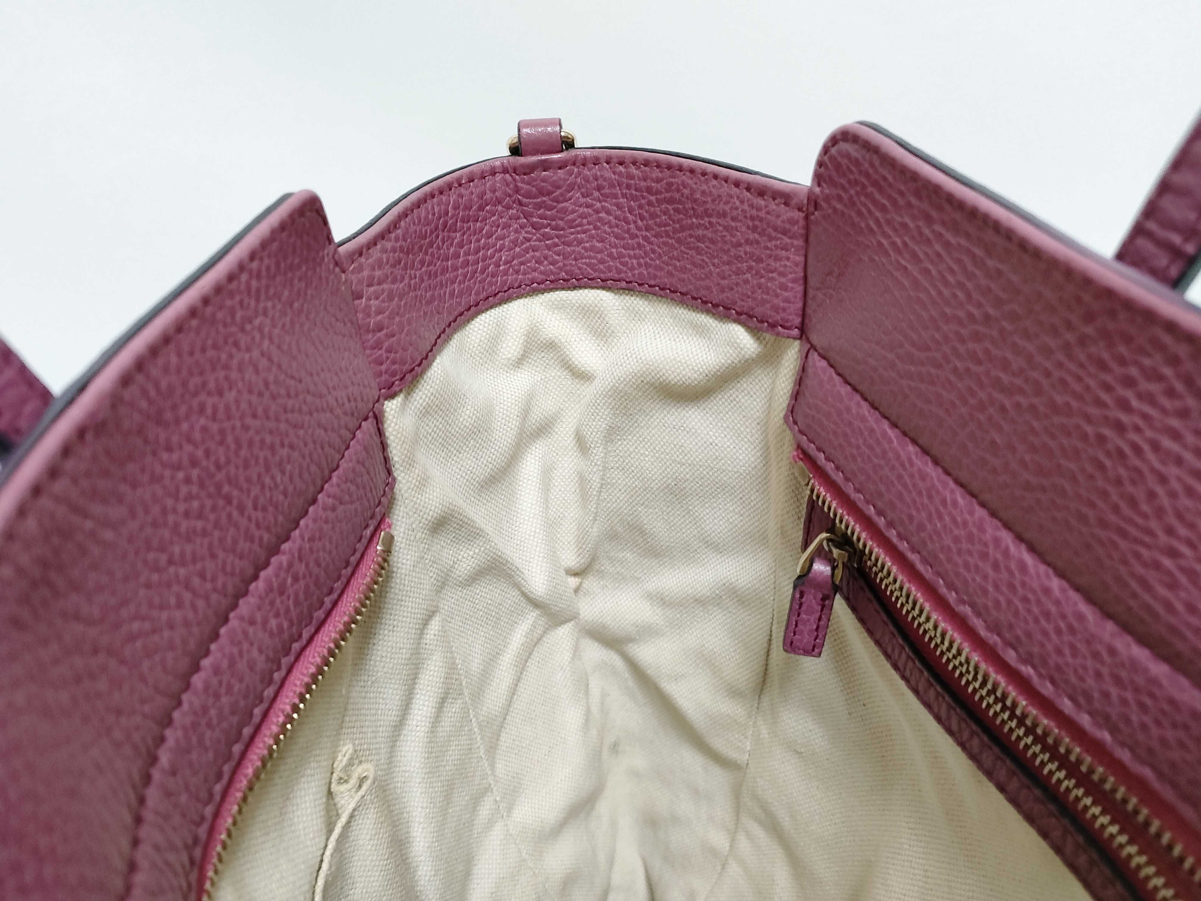 368824 Leather 2-Way Tote Bag — view 10