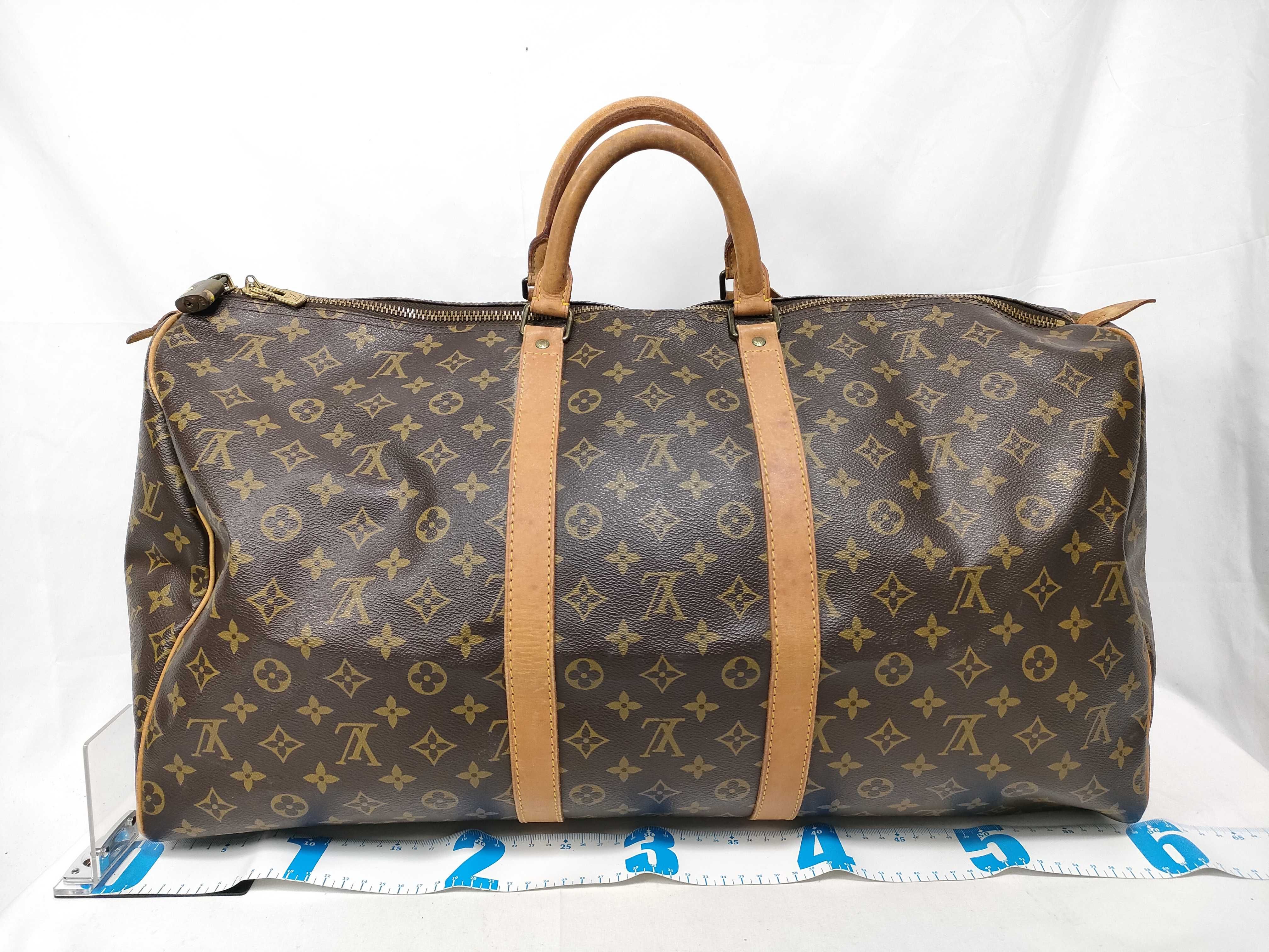 Monogram Keepall 55 M41424 MI881 Boston Bag — view 2
