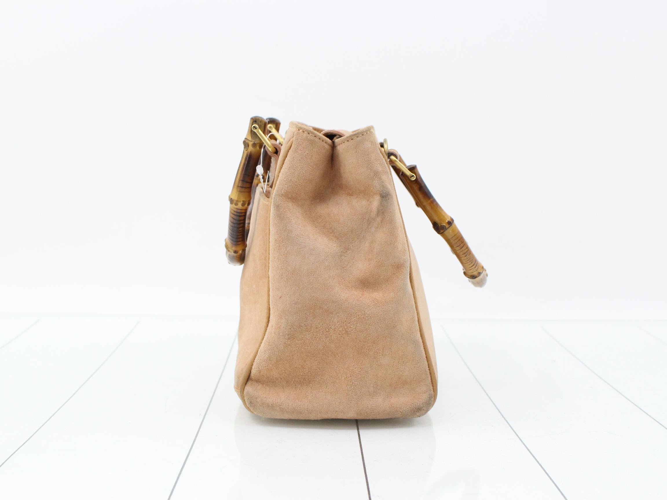 Bamboo Suede 2-Way Handbag — view 3