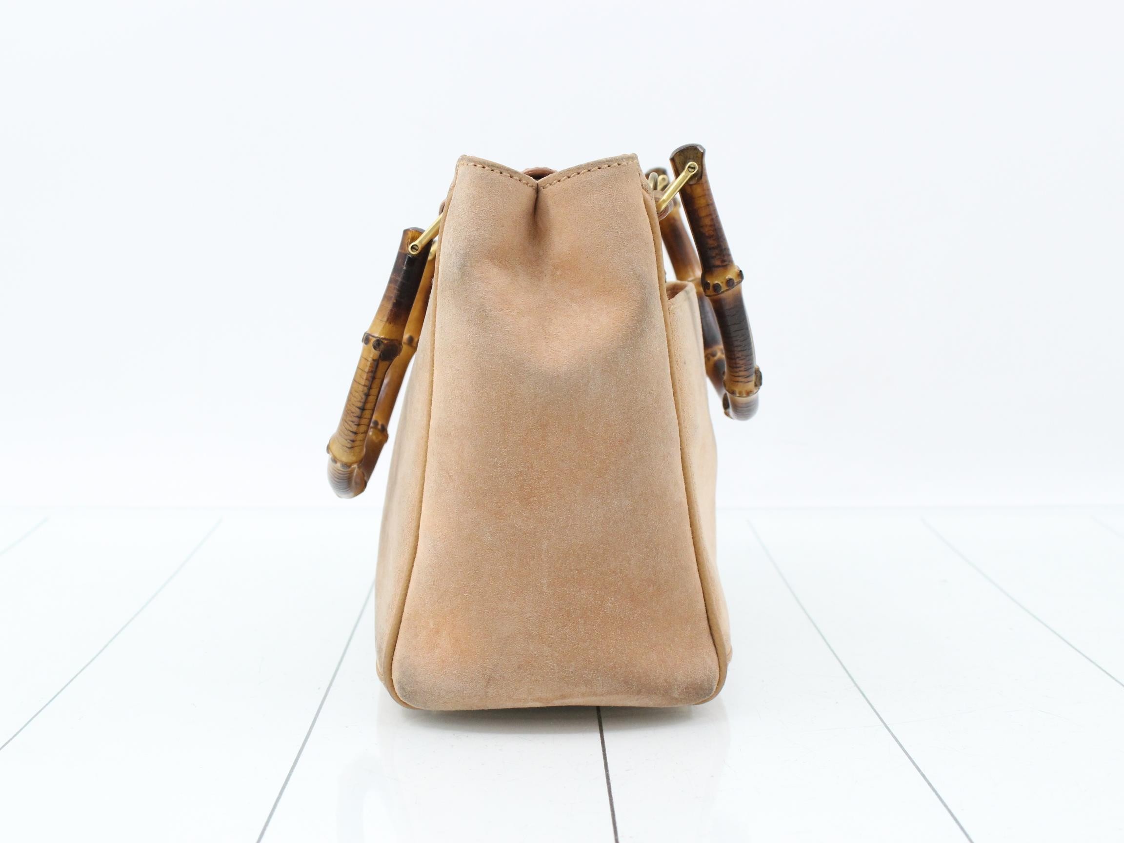 Bamboo Suede 2-Way Handbag — view 4