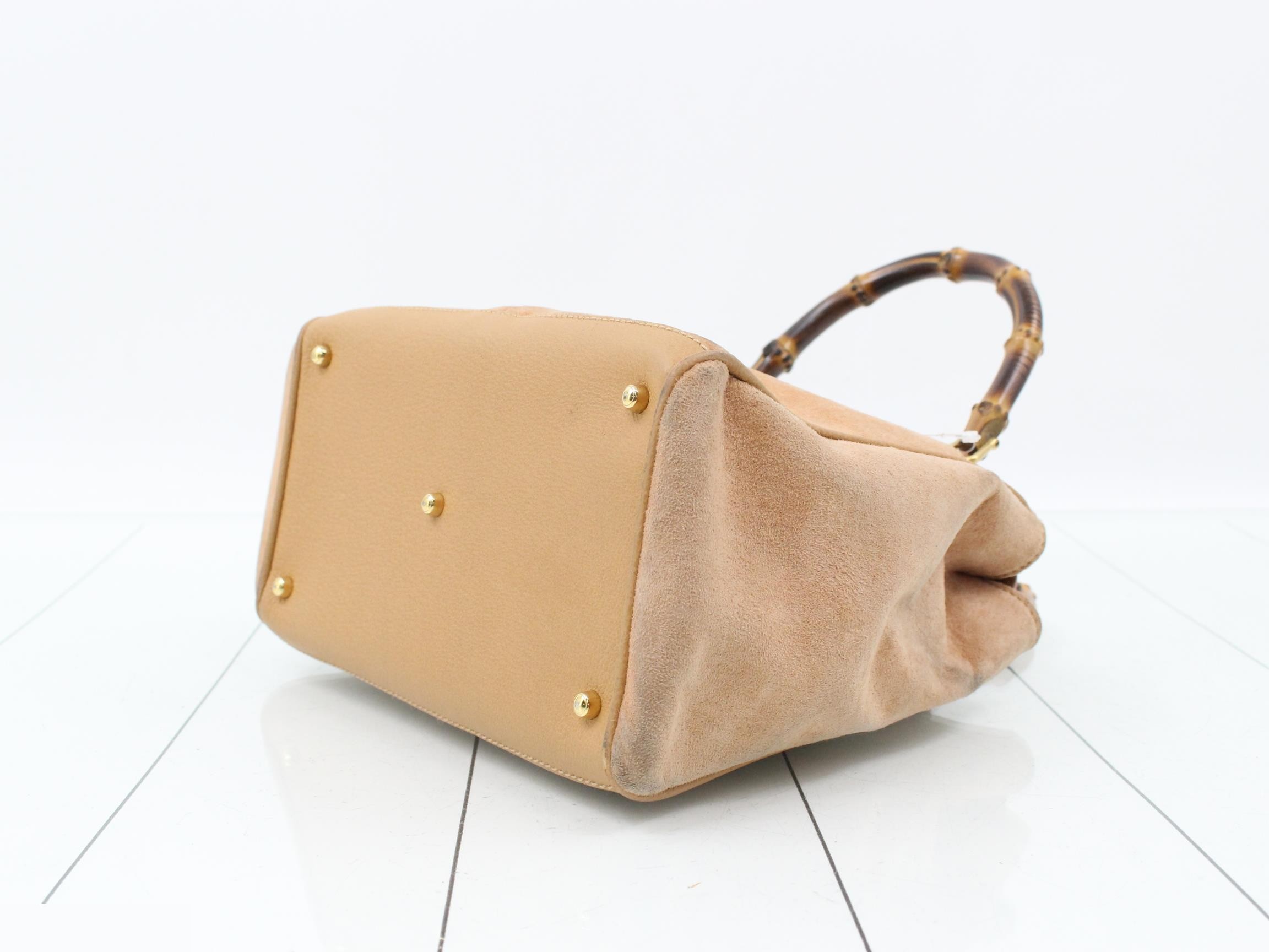 Bamboo Suede 2-Way Handbag — view 6