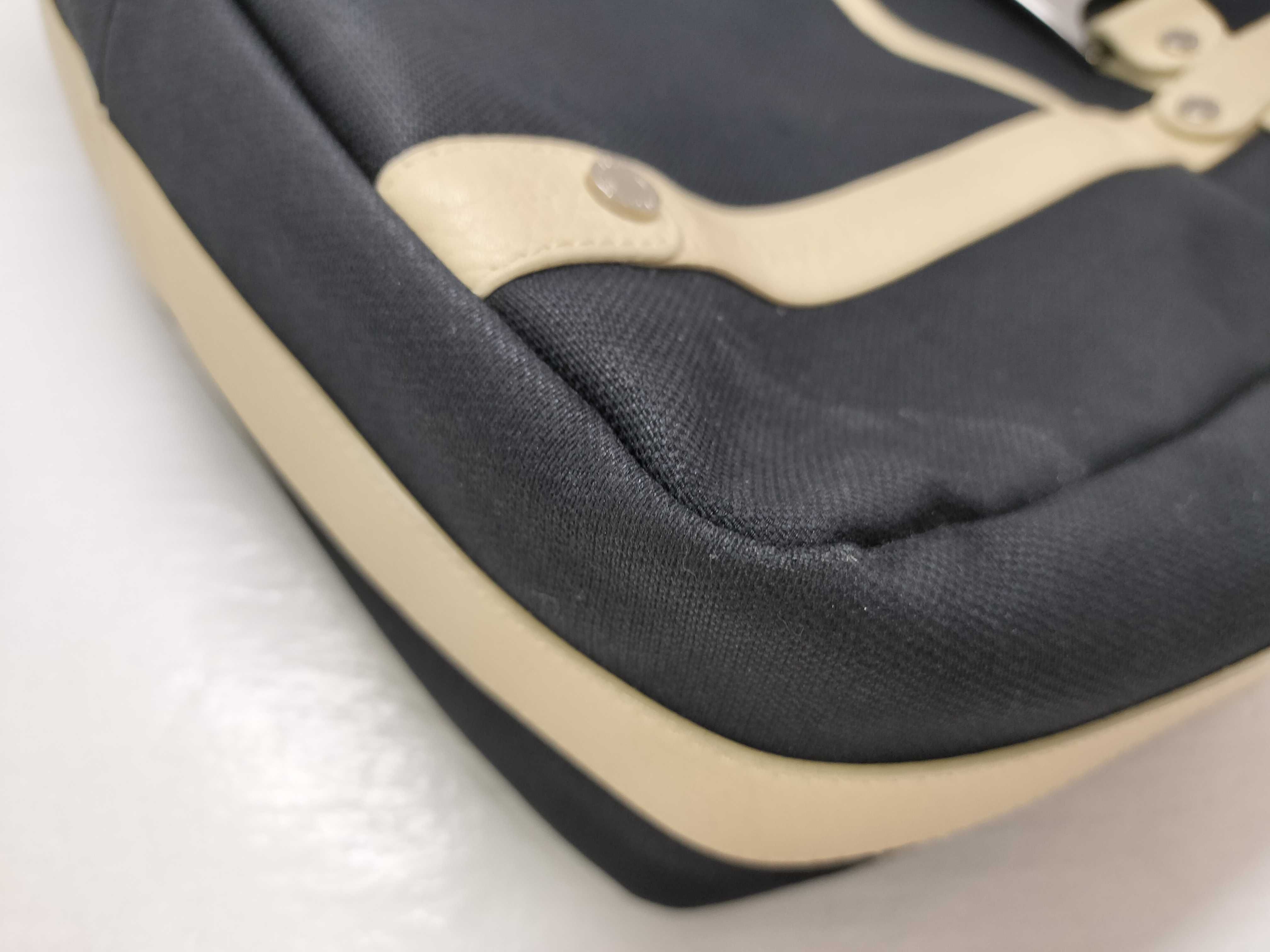 Bulgari Bicolor Tote Cabas x Leather Black x Cream Tote Bag — view 6