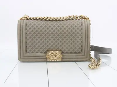 Denim Boy Chanel Chain Shoulder Bag