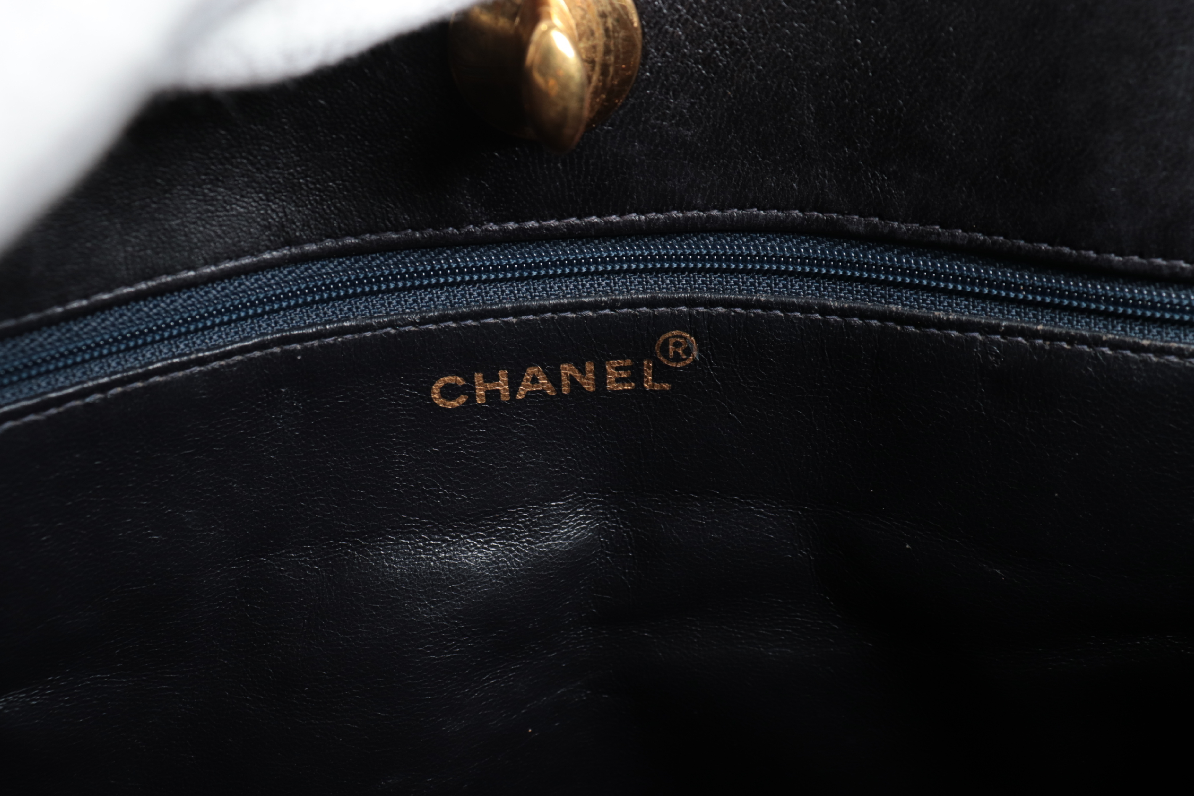 Turnlock Lambskin Tote Bag (Serial No. 3) — view 7