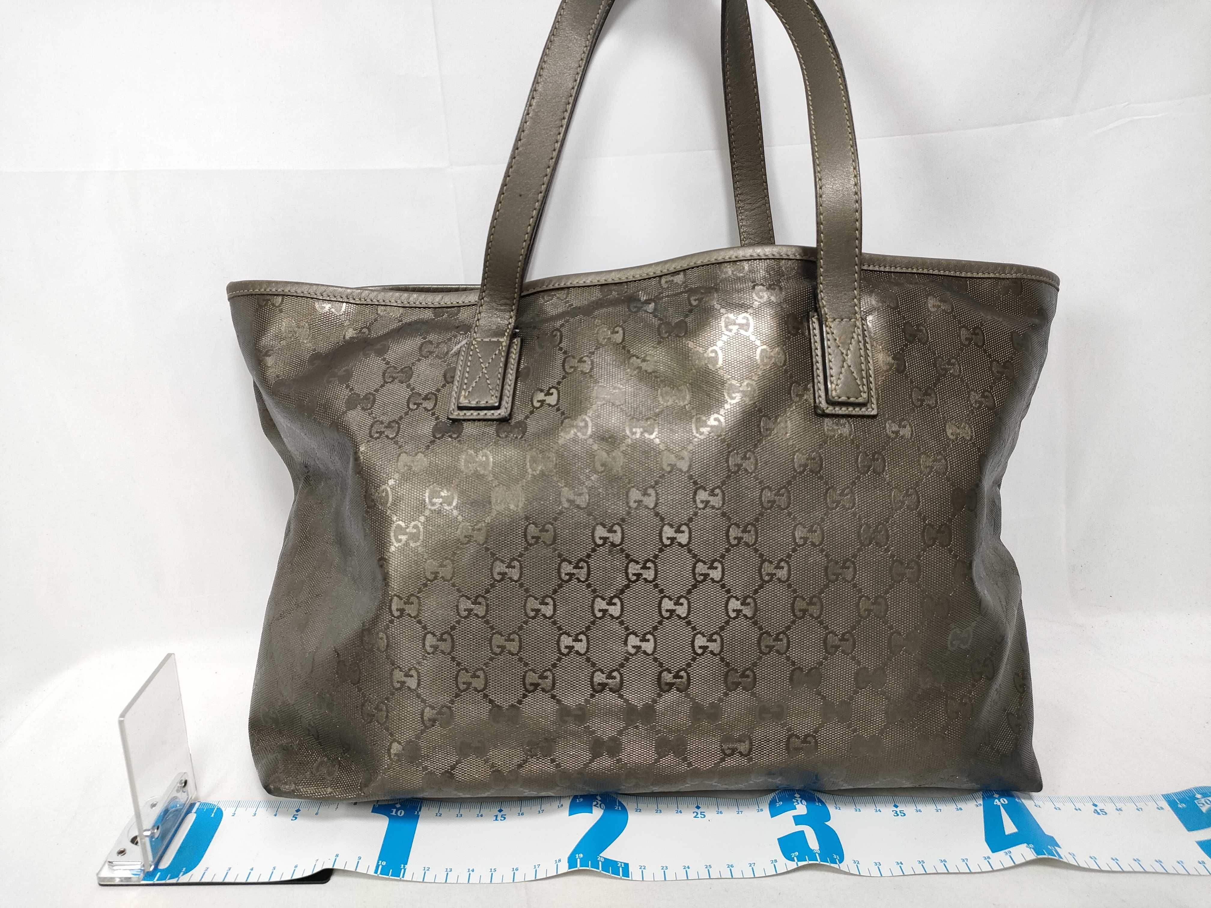 GG Imprime Tote Bag, Gold, 211137 (Handbag) — view 2