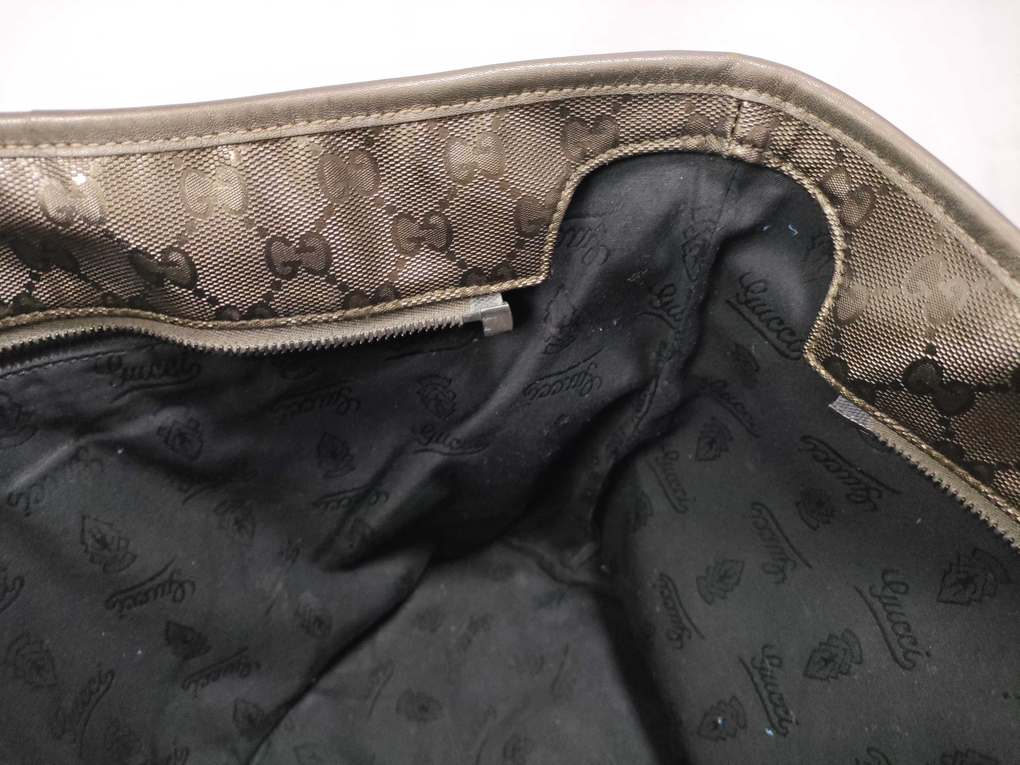 GG Imprime Tote Bag, Gold, 211137 (Handbag) — view 12